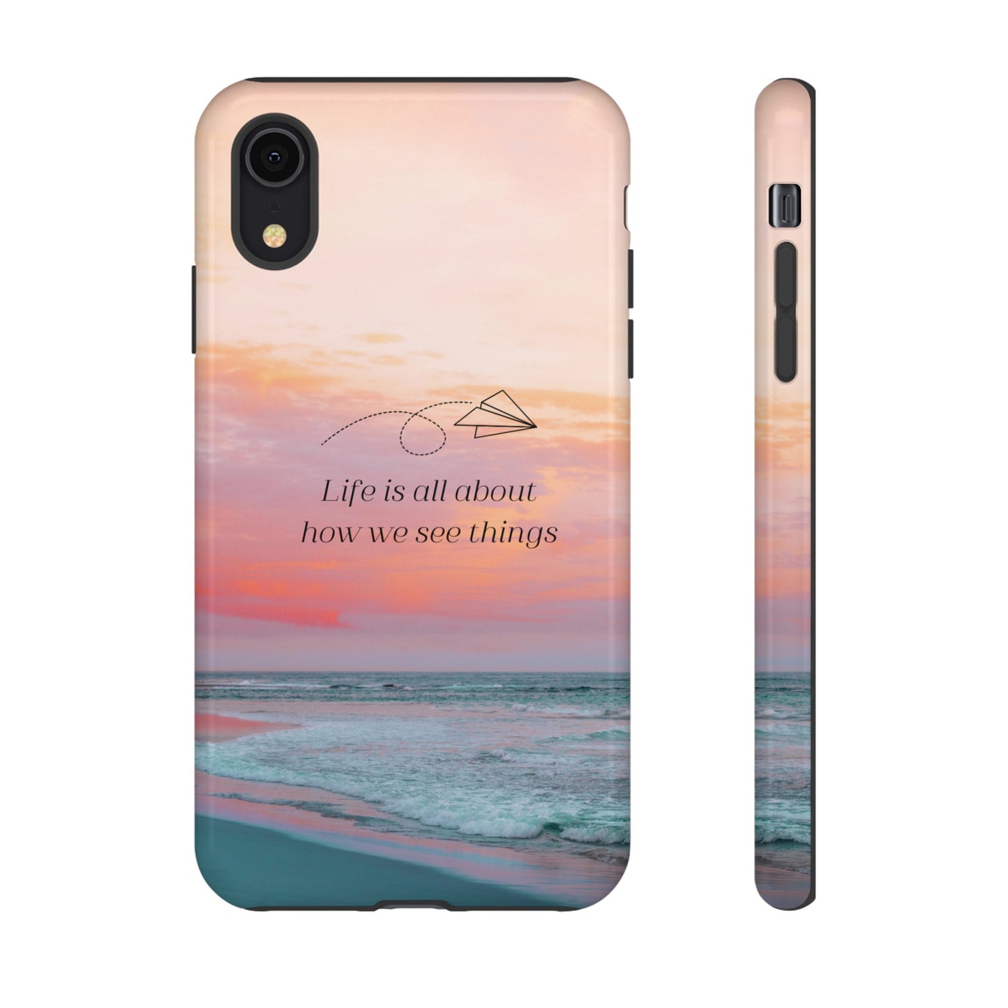 Thoughts at Sunset Phone Case | iPhone 15 Plus/ Pro, 14, 13, 12| Google Pixel 7, Pro, 5| Samsung Galaxy S23 All Major Phone Models