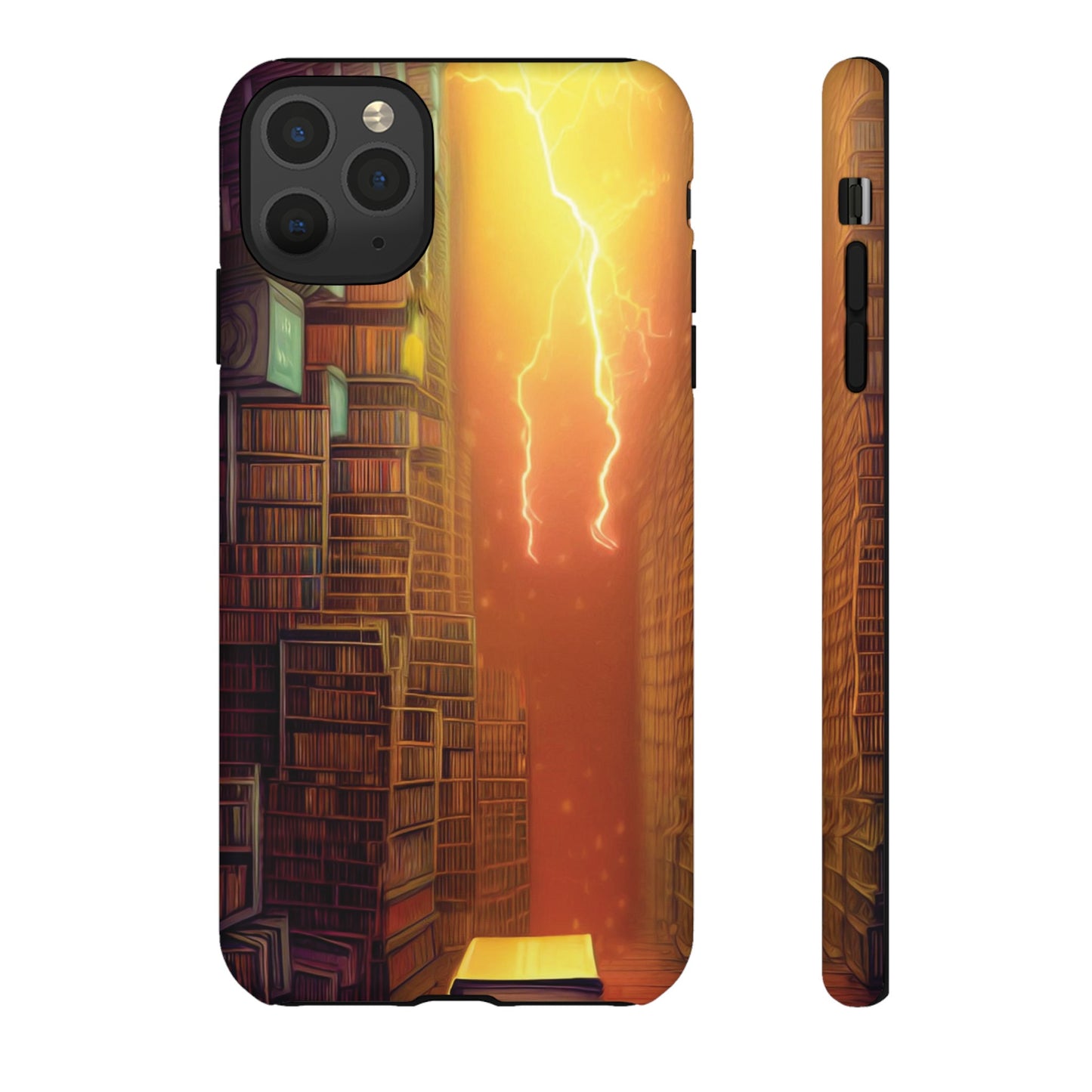 Lightning in the Library Wallpaper Phone Case | iPhone 15 Plus/ Pro, 14, 13, 12| Google Pixel 7, Pro, 5| Samsung Galaxy S23 All Major Phone Models