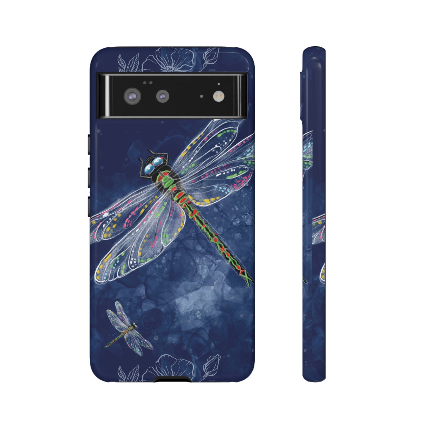 Dragonfly Wallpaper Phone Case | iPhone 15 Plus/ Pro, 14, 13, 12| Google Pixel 7, Pro, 5| Samsung Galaxy S23 All Major Phone Models