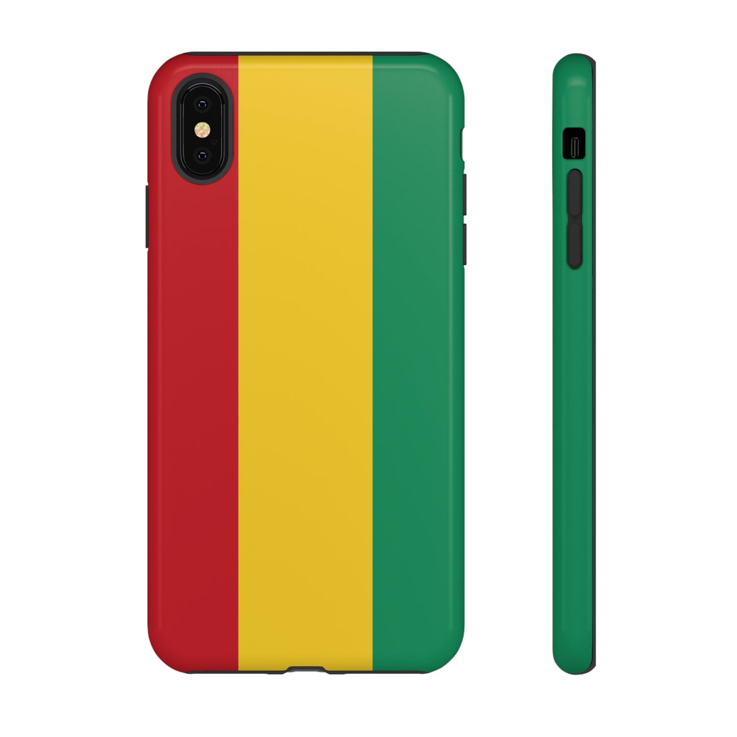 Guinea Flag Phone Case | iPhone 15 Plus/ Pro, 14, 13, 12| Google Pixel 7, Pro, 5| Samsung Galaxy S23 All Major Phone Models