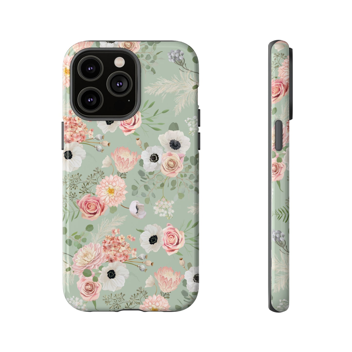 Pastel Flowers Phone Case | iPhone 15 Plus/ Pro, 14, 13, 12| Google Pixel 7, Pro, 5| Samsung Galaxy S23 All Major Phone Models