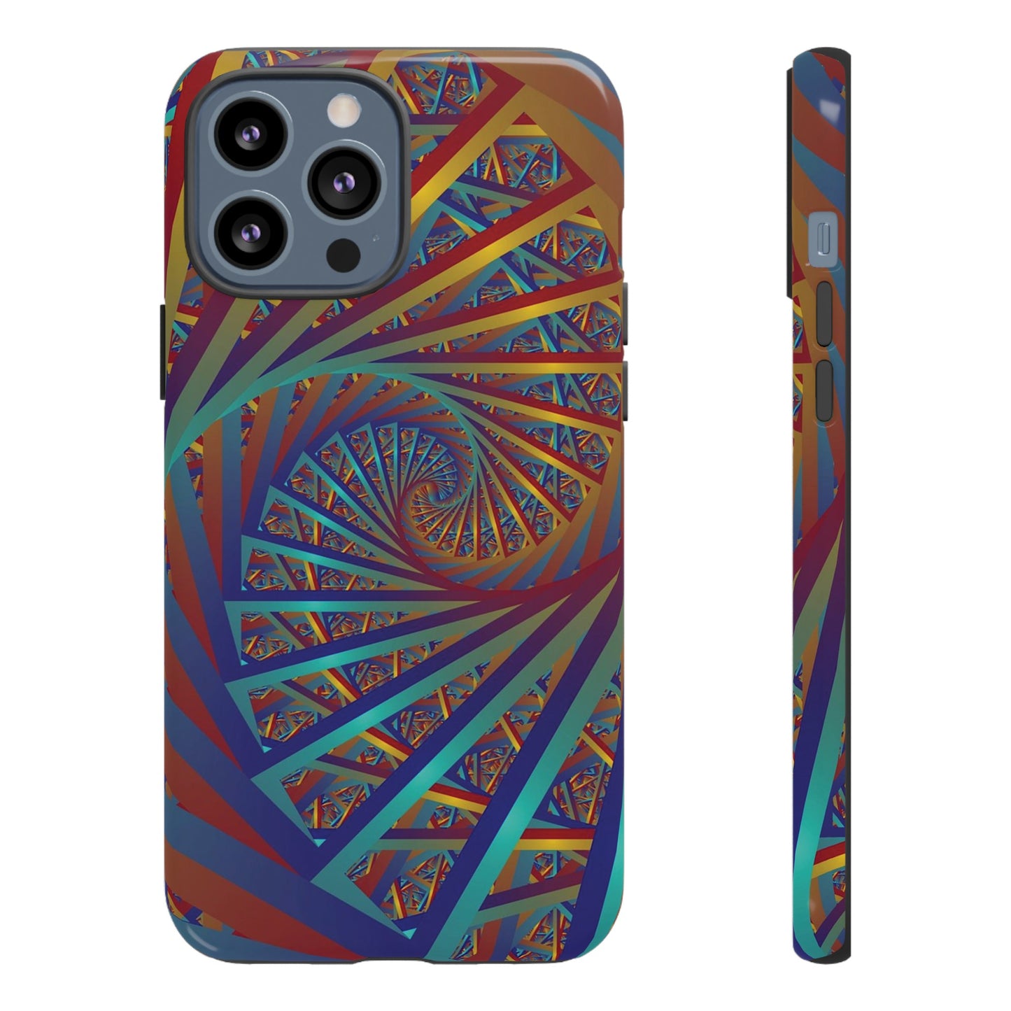 Colourful Spiral Wallpaper Phone Case | iPhone 15 Plus/ Pro, 14, 13, 12| Google Pixel 7, Pro, 5| Samsung Galaxy S23 All Major Phone Models