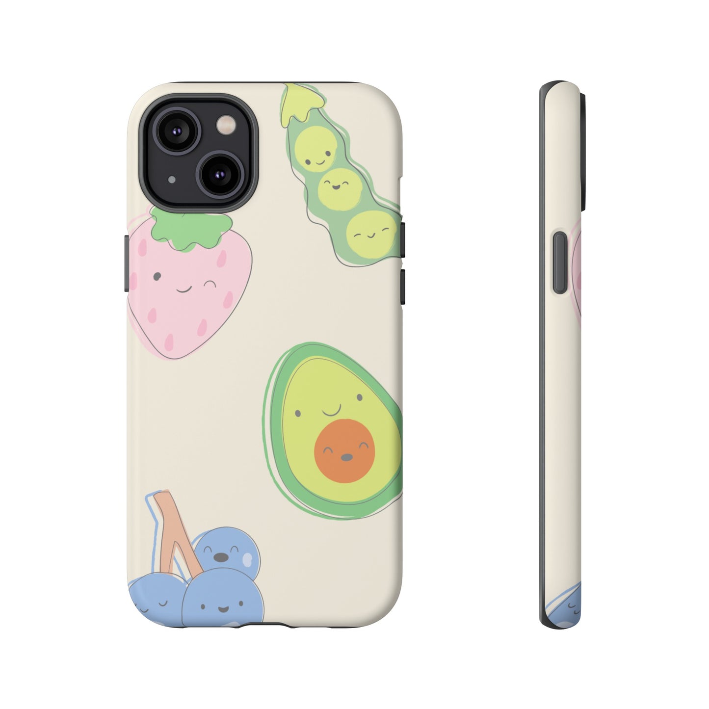 Happy Food Wallpaper Phone Case | iPhone 15 Plus/ Pro, 14, 13, 12| Google Pixel 7, Pro, 5| Samsung Galaxy S23 All Major Phone Models