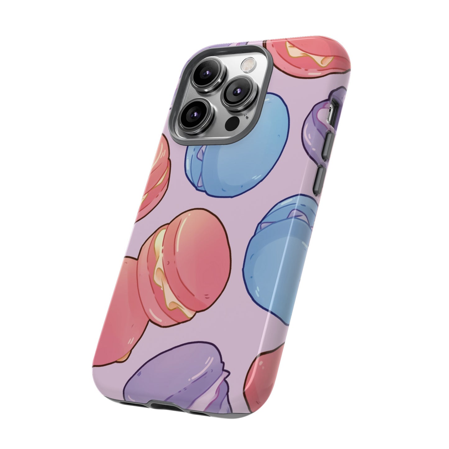 Macaron Wallpaper Phone Case | iPhone 15 Plus/ Pro, 14, 13, 12| Google Pixel 7, Pro, 5| Samsung Galaxy S23 All Major Phone Models