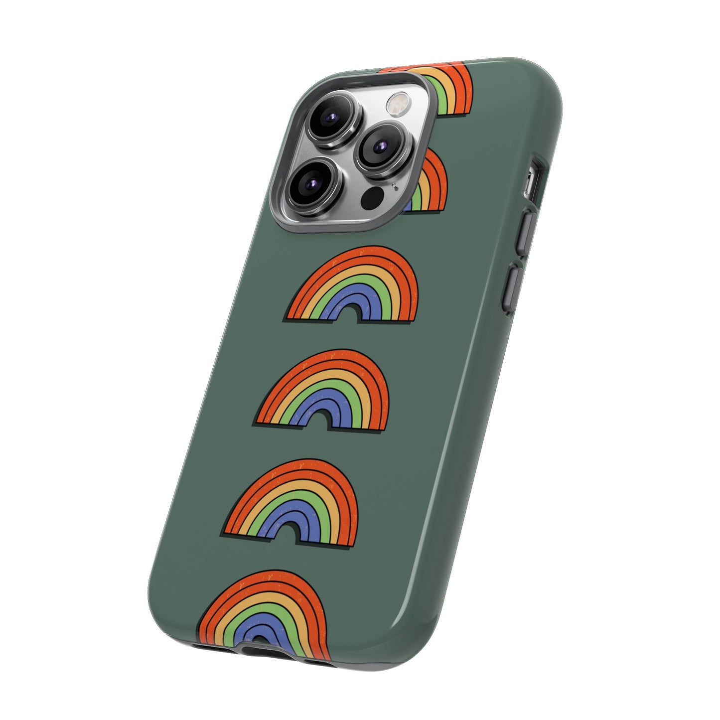 Rainbow Wallpaper Phone Case | iPhone 15 Plus/ Pro, 14, 13, 12| Google Pixel 7, Pro, 5| Samsung Galaxy S23 All Major Phone Models