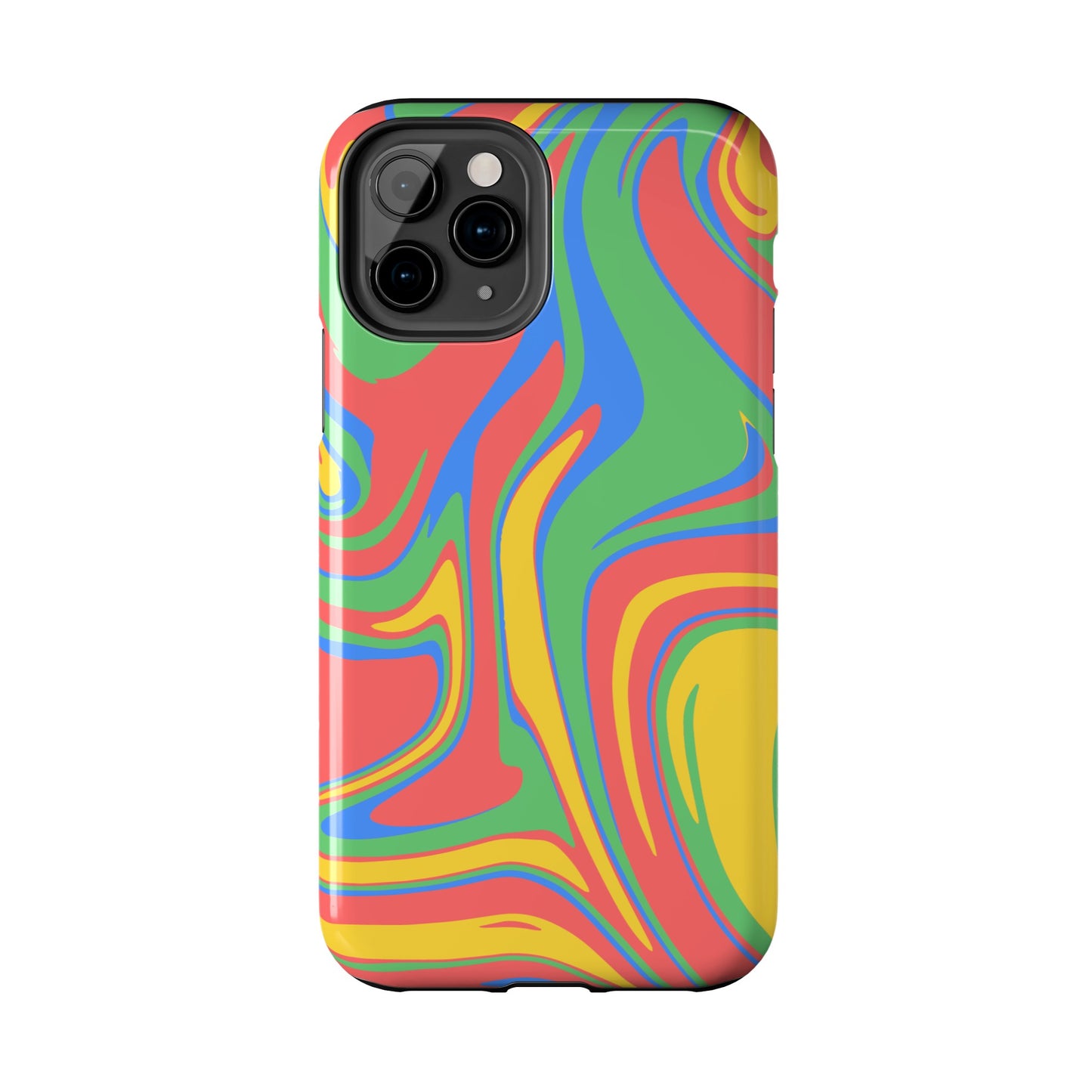 Colourful Marble Phone Case | iPhone 15 Plus/ Pro, 14, 13, 12|