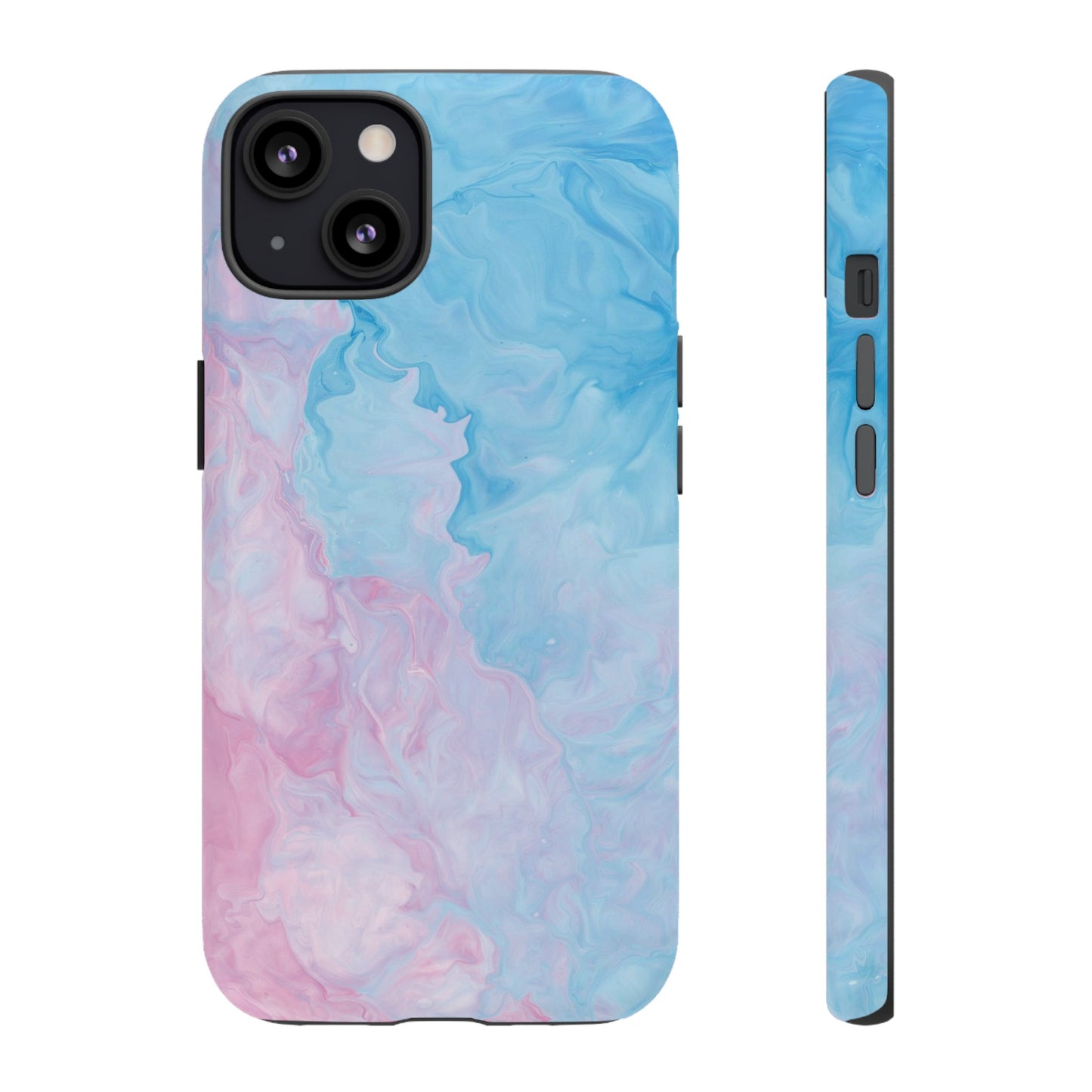 Splash of Blue & Pink Wallpaper Phone Case |iPhone 15 Plus/ Pro, 14, 13, 12|Google Pixel 7, Pro, 5|Samsung Galaxy S23 All Major Phone Models