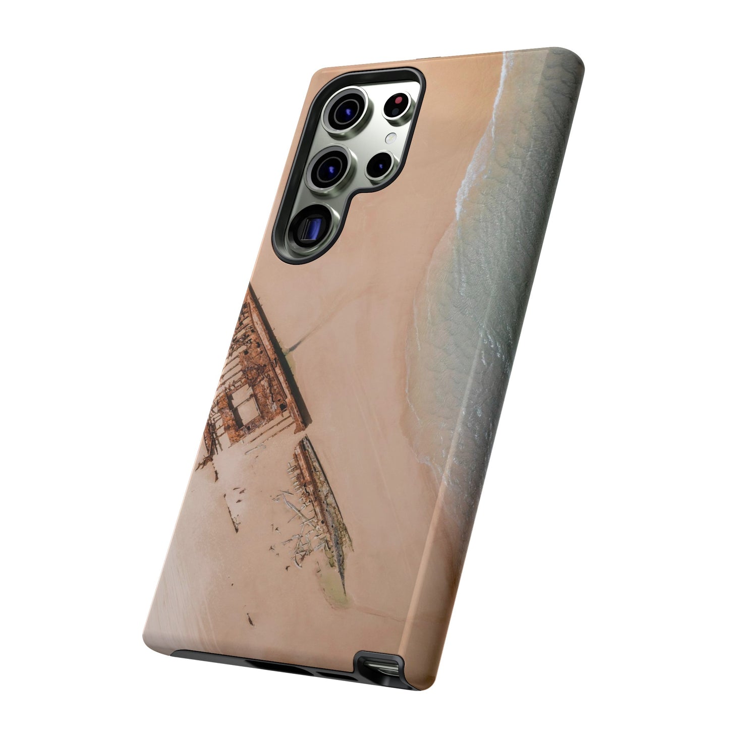 Fraser Island Shipwreck Wallpaper Phone Case | iPhone 15 Plus/ Pro, 14, 13, 12| Google Pixel 7, Pro, 5| Samsung Galaxy S23 All Major Phone Models