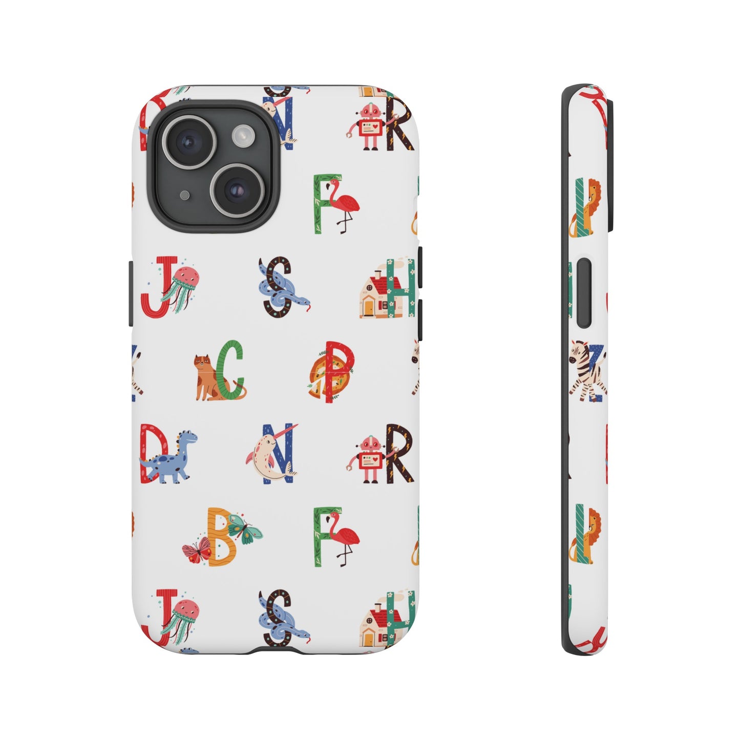 Alphabet Wallpaper Phone Case| iPhone 15 Plus/ Pro, 14, 13, 12| Google Pixel 7, Pro, 5| Samsung Galaxy S23 All Major Phone Models