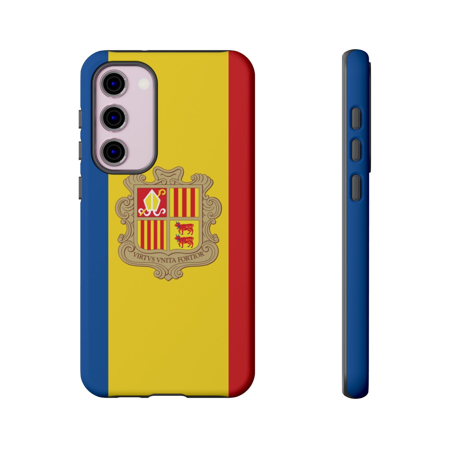 Andorra Flag Phone Case | iPhone 15 Plus/ Pro, 14, 13, 12| Google Pixel 7, Pro, 5| Samsung Galaxy S23 All Major Phone Models