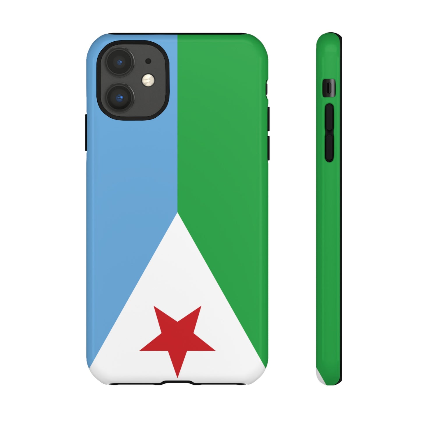 Djibouti Flag Phone Case | iPhone 15 Plus/ Pro, 14, 13, 12| Google Pixel 7, Pro, 5| Samsung Galaxy S23 All Major Phone Models