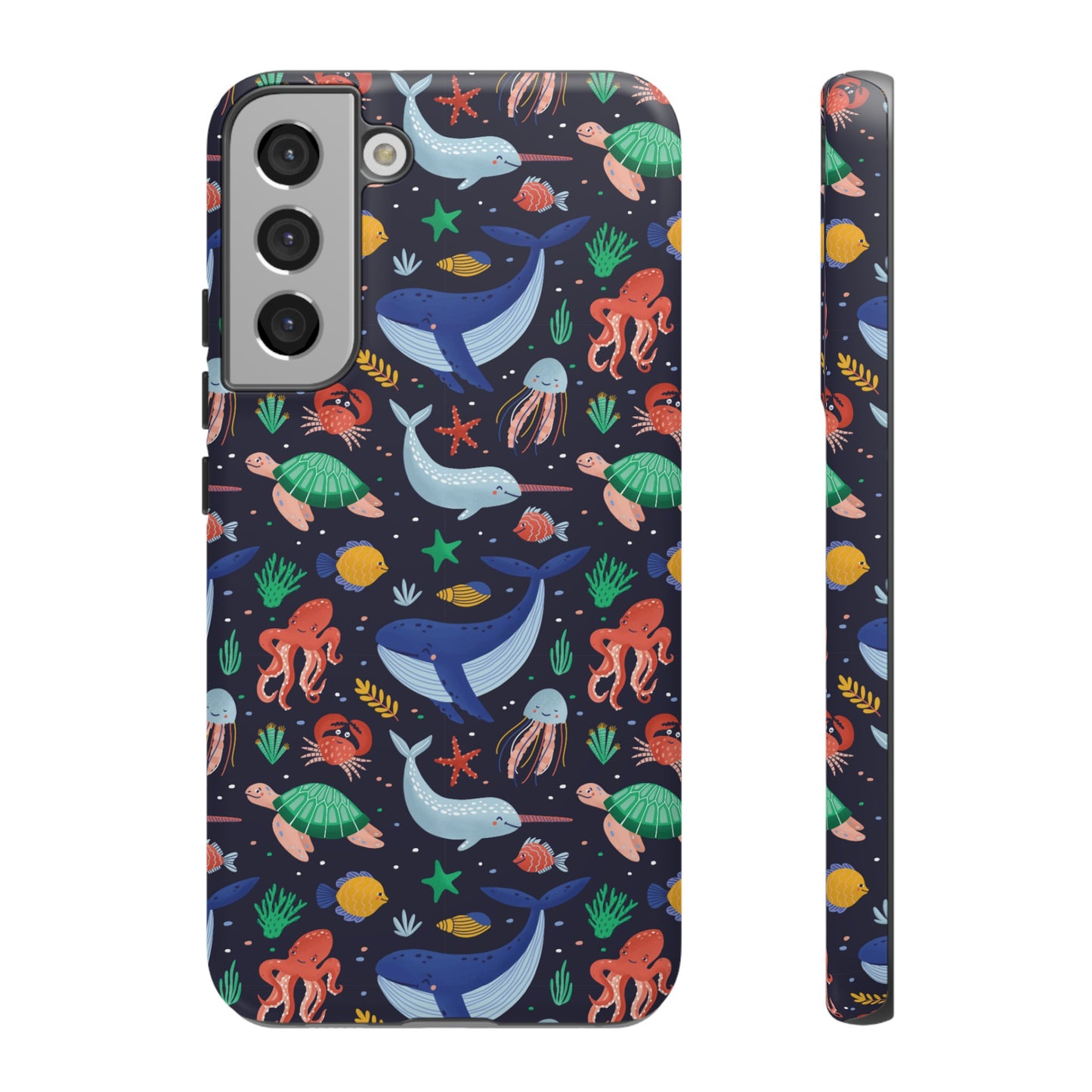 Sea Creatures Wallpaper Phone Case | iPhone 15 Plus/ Pro, 14, 13, 12| Google Pixel 7, Pro, 5| Samsung Galaxy S23 All Major Phone Models