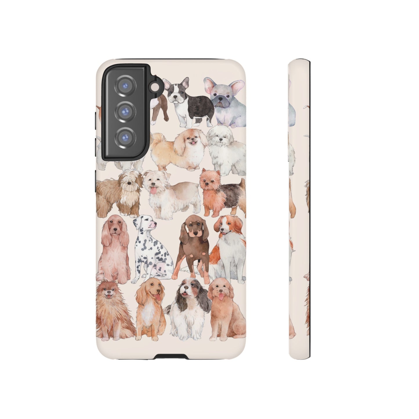 Dog Collage Wallpaper Phone Case | iPhone 15 Plus/ Pro, 14, 13, 12| Google Pixel 7, Pro, 5| Samsung Galaxy S23 All Major Phone Models