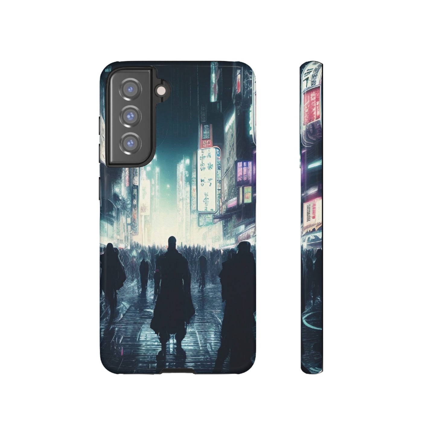 Strangers in the City Wallpaper Phone Case | iPhone 15 Plus/ Pro, 14, 13, 12| Google Pixel 7, Pro, 5| Samsung Galaxy S23 All Major Phone Models