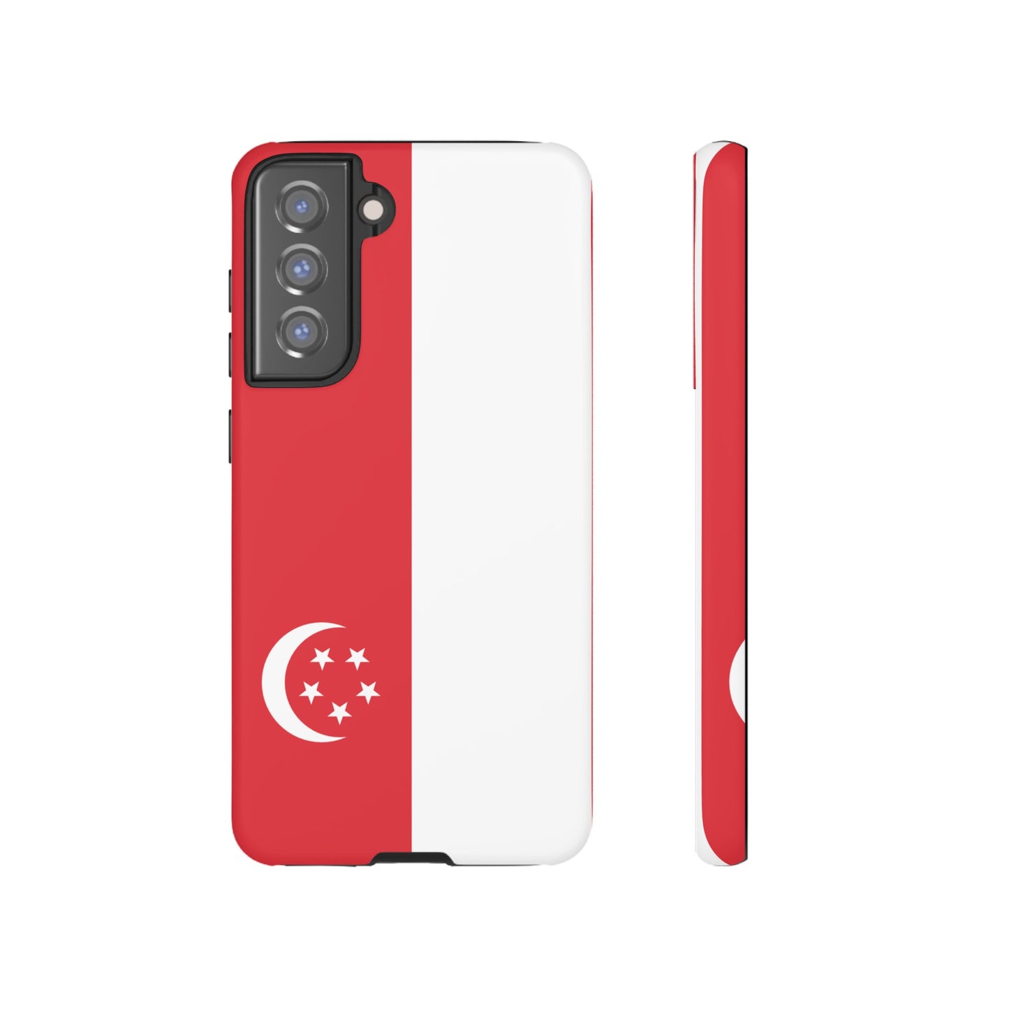 Singapore Flag Phone Case | iPhone 15 Plus/ Pro, 14, 13, 12| Google Pixel 7, Pro, 5| Samsung Galaxy S23 All Major Phone Models