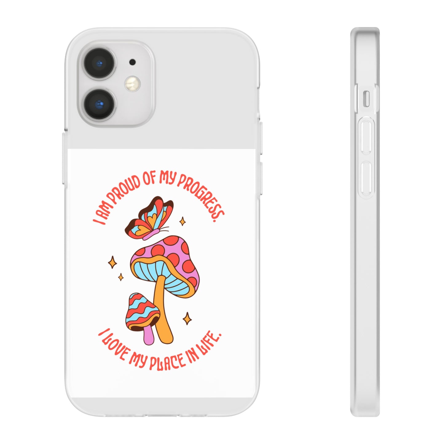 Cute Mushrooms Wallpaper Phone Case | iPhone 15 Plus/ Pro, 14, 13, 12|Samsung Galaxy Models