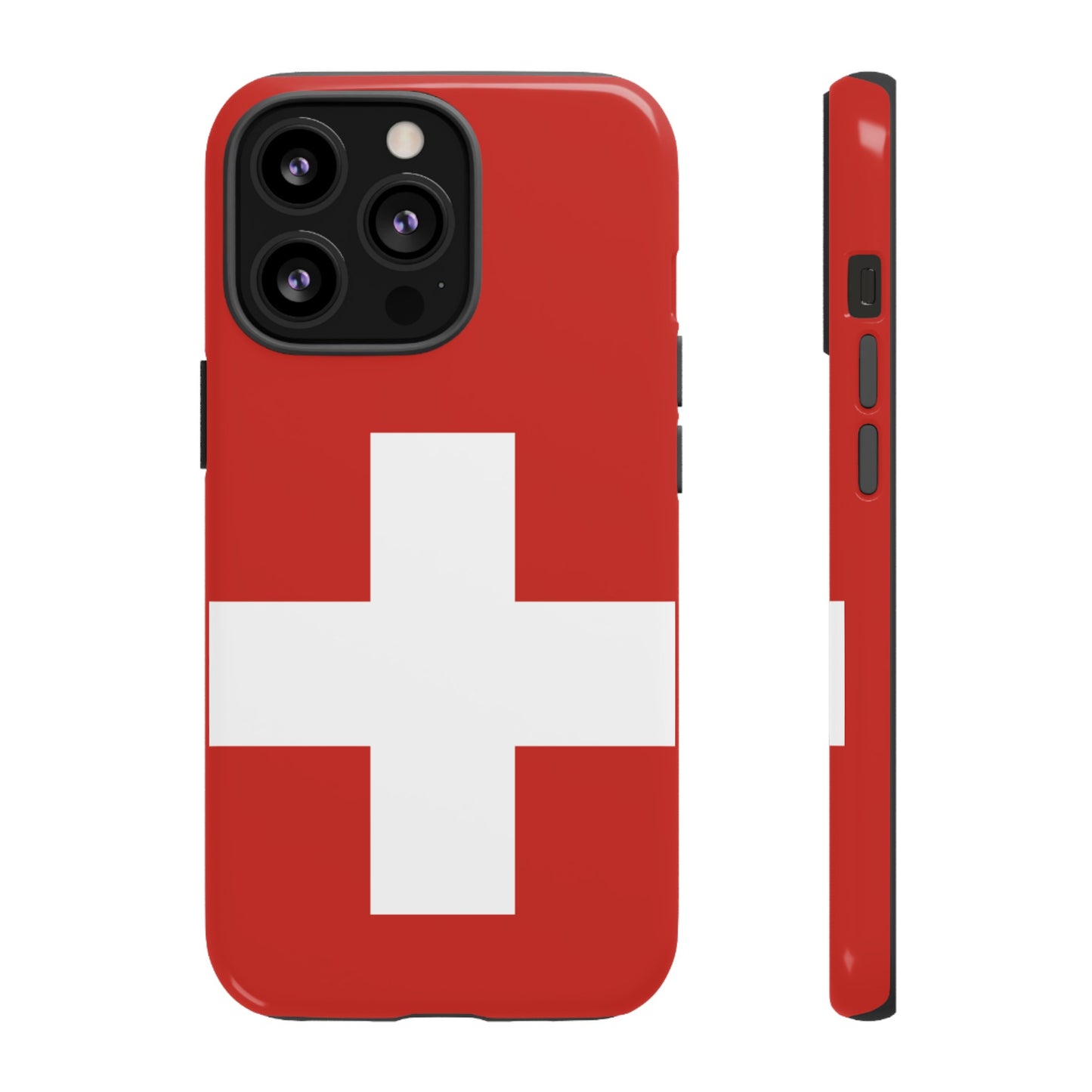 Switzerland Flag Phone Case | iPhone 15 Plus/ Pro, 14, 13, 12| Google Pixel 7, Pro, 5| Samsung Galaxy S23 All Major Phone Models