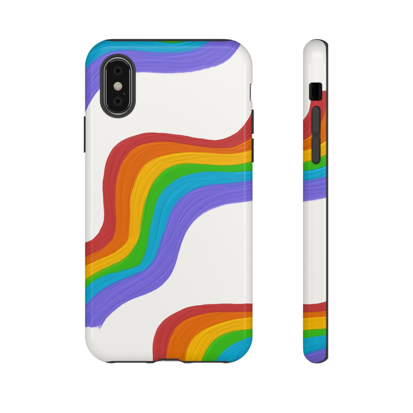 Rainbow Wallpaper Phone Case | iPhone 15 Plus/ Pro, 14, 13, 12| Google Pixel 7, Pro, 5| Samsung Galaxy S23 All Major Phone Models