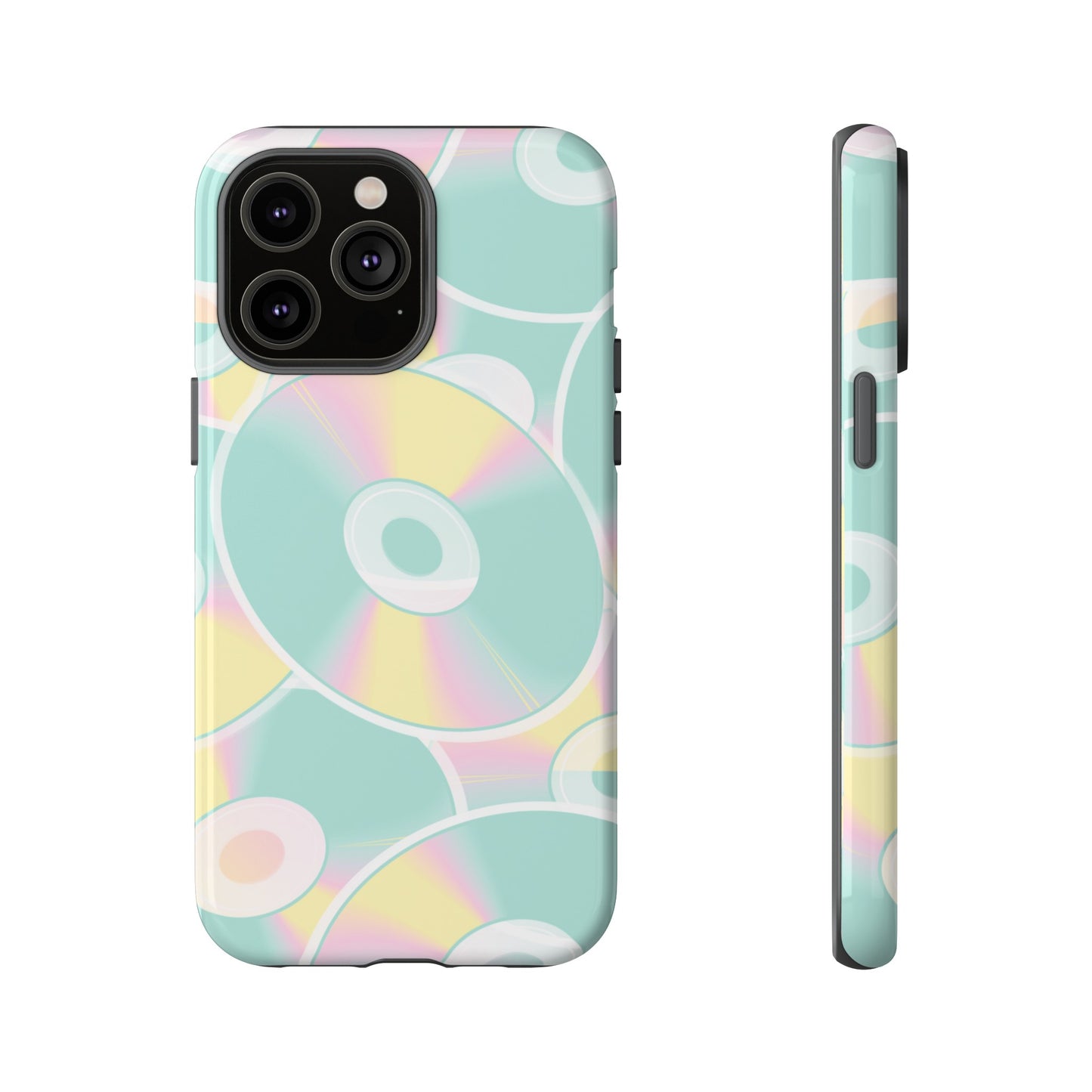 90's CD Wallpaper Phone Case | iPhone 15 Plus/ Pro, 14, 13, 12| Google Pixel 7, Pro, 5| Samsung Galaxy S23 All Major Phone Models