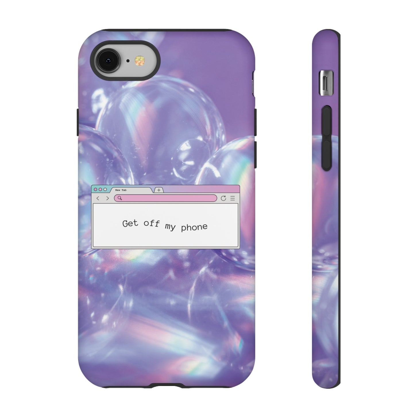 Get Off My Phone Wallpaper Phone Case | iPhone 15 Plus/ Pro, 14, 13, 12| Google Pixel 7, Pro, 5| Samsung Galaxy S23 All Major Phone Models