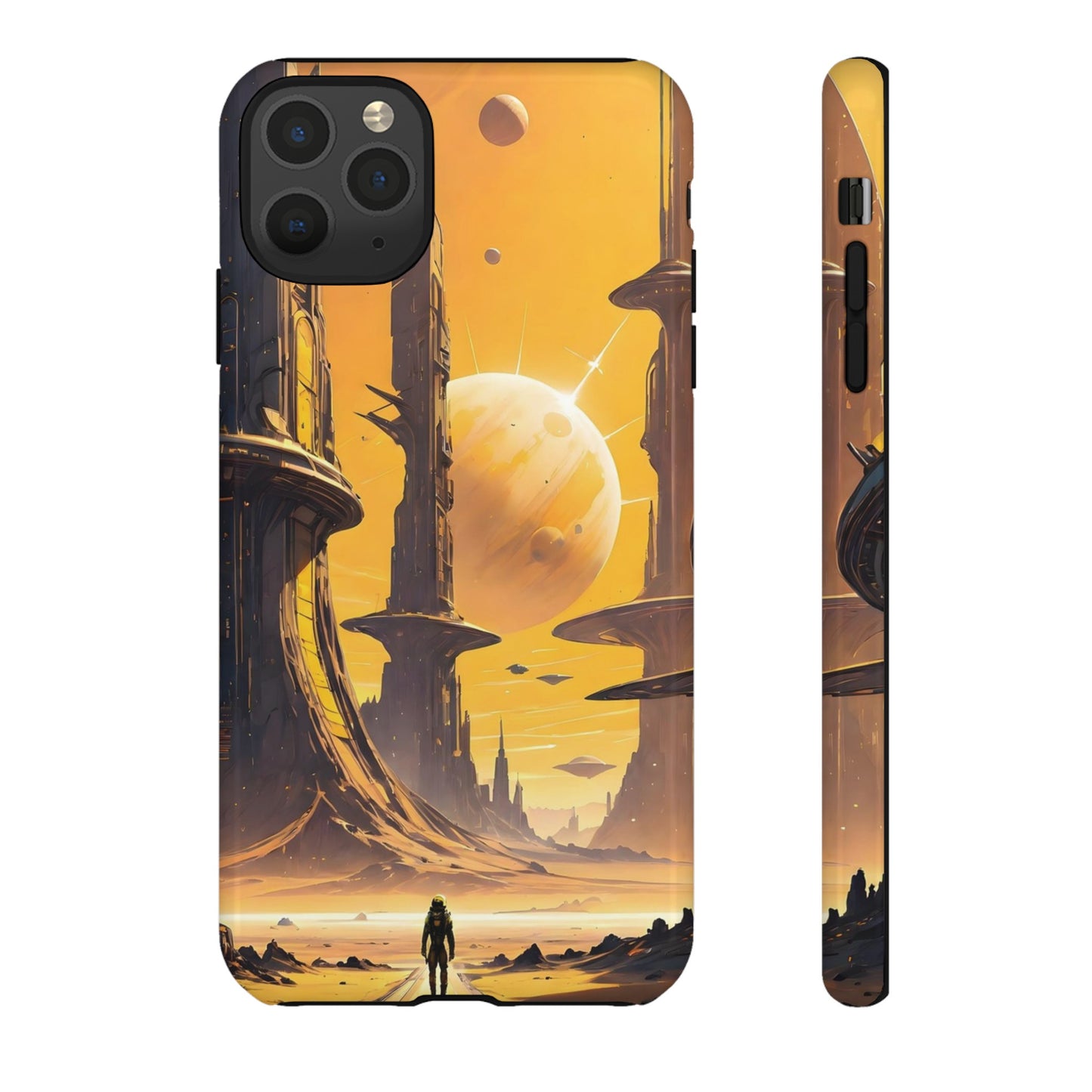 Distant Planets Sci Fi Wallpaper Phone Case | iPhone 15 Plus/ Pro, 14, 13, 12| Google Pixel 7, Pro, 5| Samsung Galaxy S23 All Major Phone Models