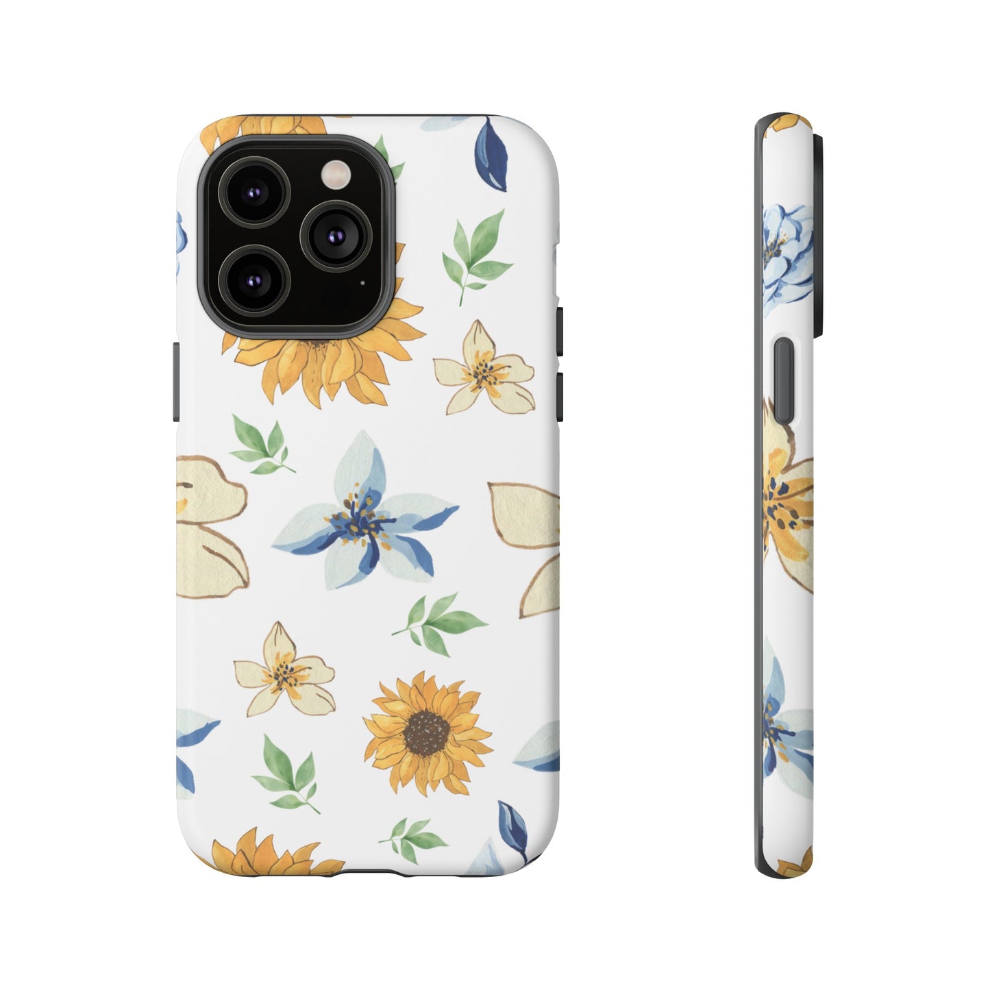 Beautiful Watercolour Flower Wallpaper Phone Case | iPhone 15 Plus/ Pro, 14, 13, 12| Google Pixel 7, Pro, 5| Samsung Galaxy S23 All Major Phone Models