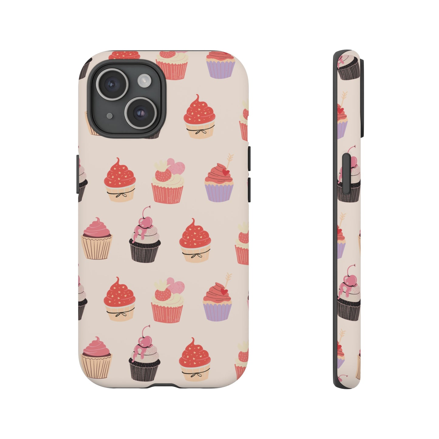 Cupcake Collage Wallpaper Phone Case | iPhone 15 Plus/ Pro, 14, 13, 12| Google Pixel 7, Pro, 5| Samsung Galaxy S23 All Major Phone Models