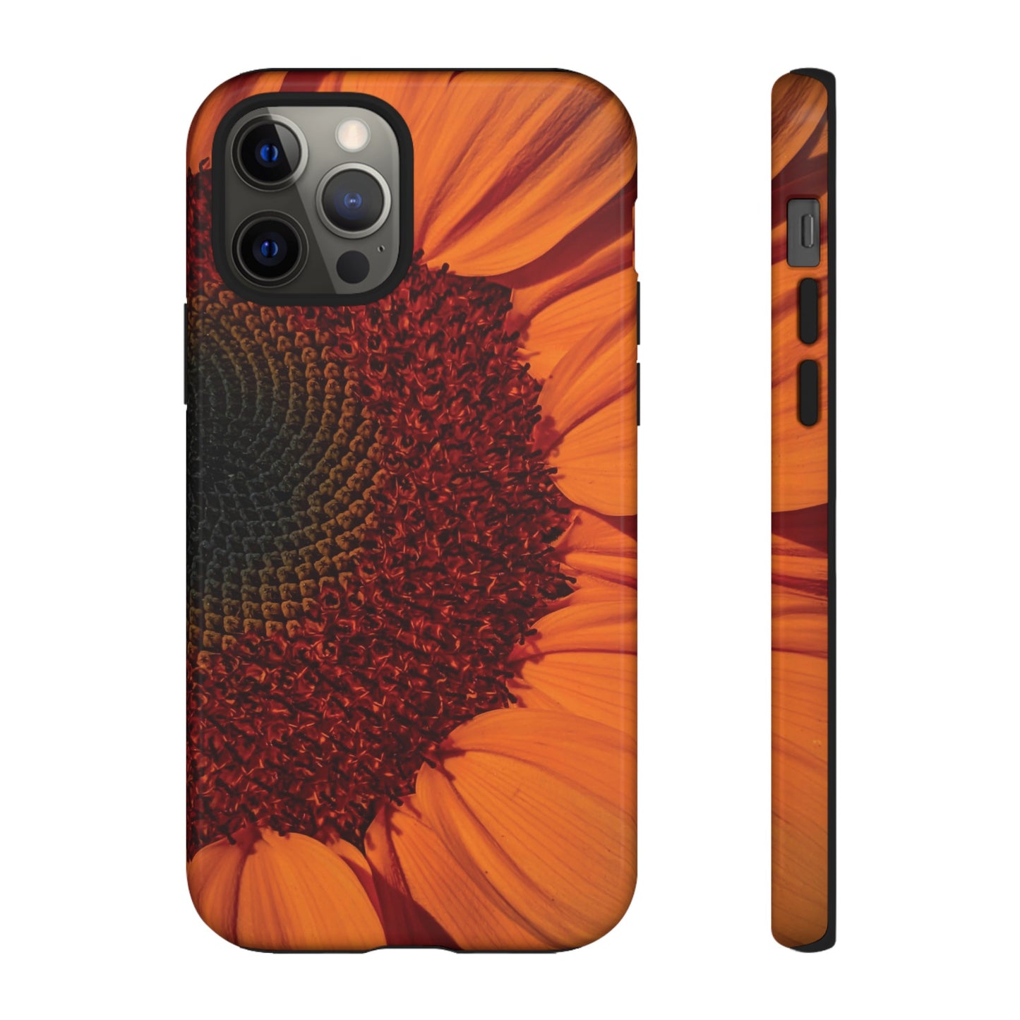 Orange Sunflower Wallpaper Phone Case | iPhone 15 Plus/ Pro, 14, 13, 12| Google Pixel 7, Pro, 5| Samsung Galaxy S23 All Major Phone Models