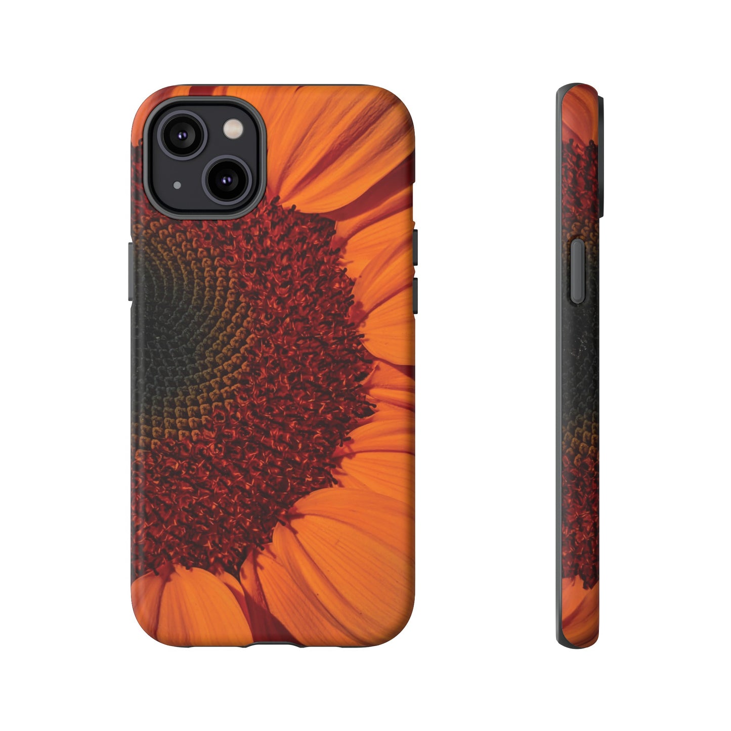 Orange Sunflower Wallpaper Phone Case | iPhone 15 Plus/ Pro, 14, 13, 12| Google Pixel 7, Pro, 5| Samsung Galaxy S23 All Major Phone Models