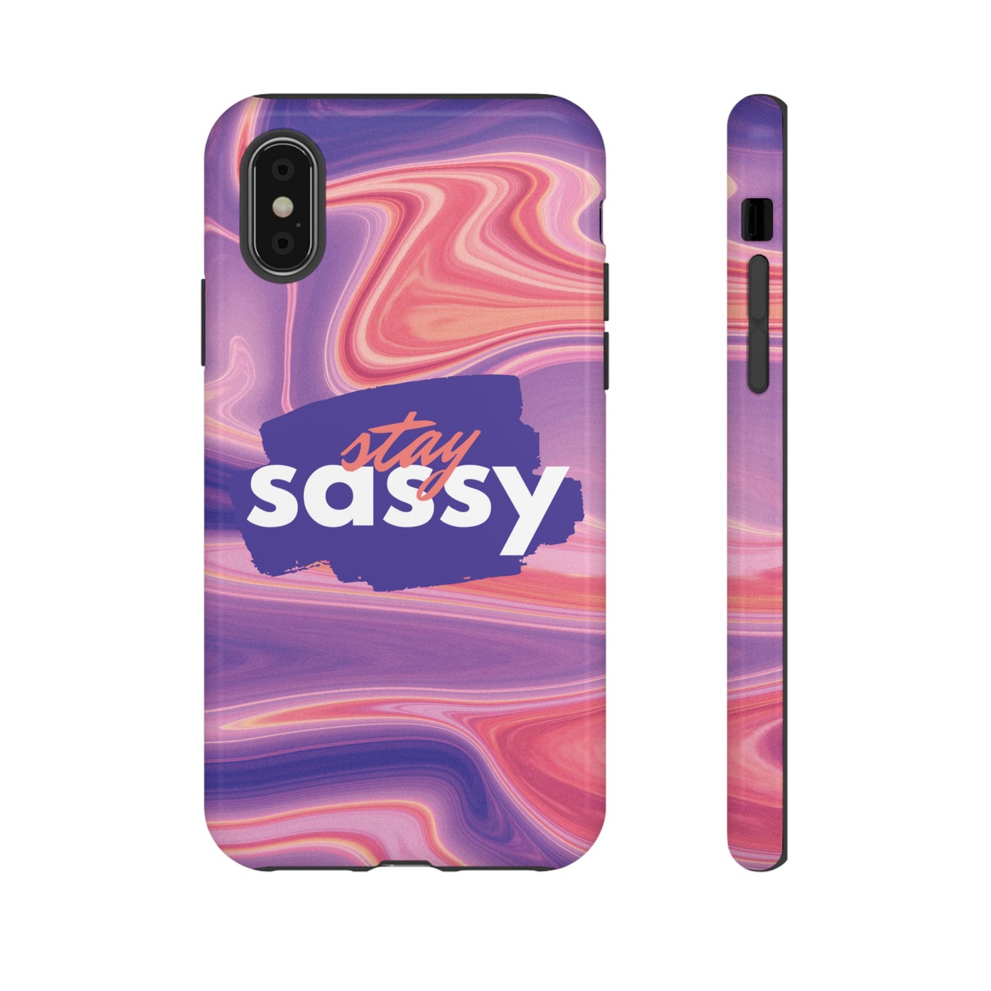 Stay Sassy Wallpaper Phone Case | iPhone 15 Plus/ Pro, 14, 13, 12| Google Pixel 7, Pro, 5| Samsung Galaxy S23 All Major Phone Models