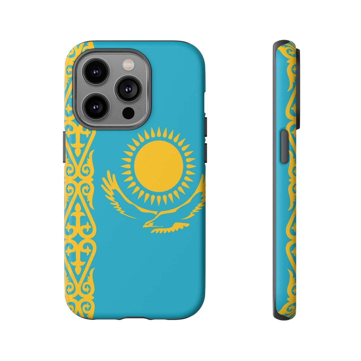 Kazakhstan Flag Phone Case | iPhone 15 Plus/ Pro, 14, 13, 12| Google Pixel 7, Pro, 5| Samsung Galaxy S23 All Major Phone Models