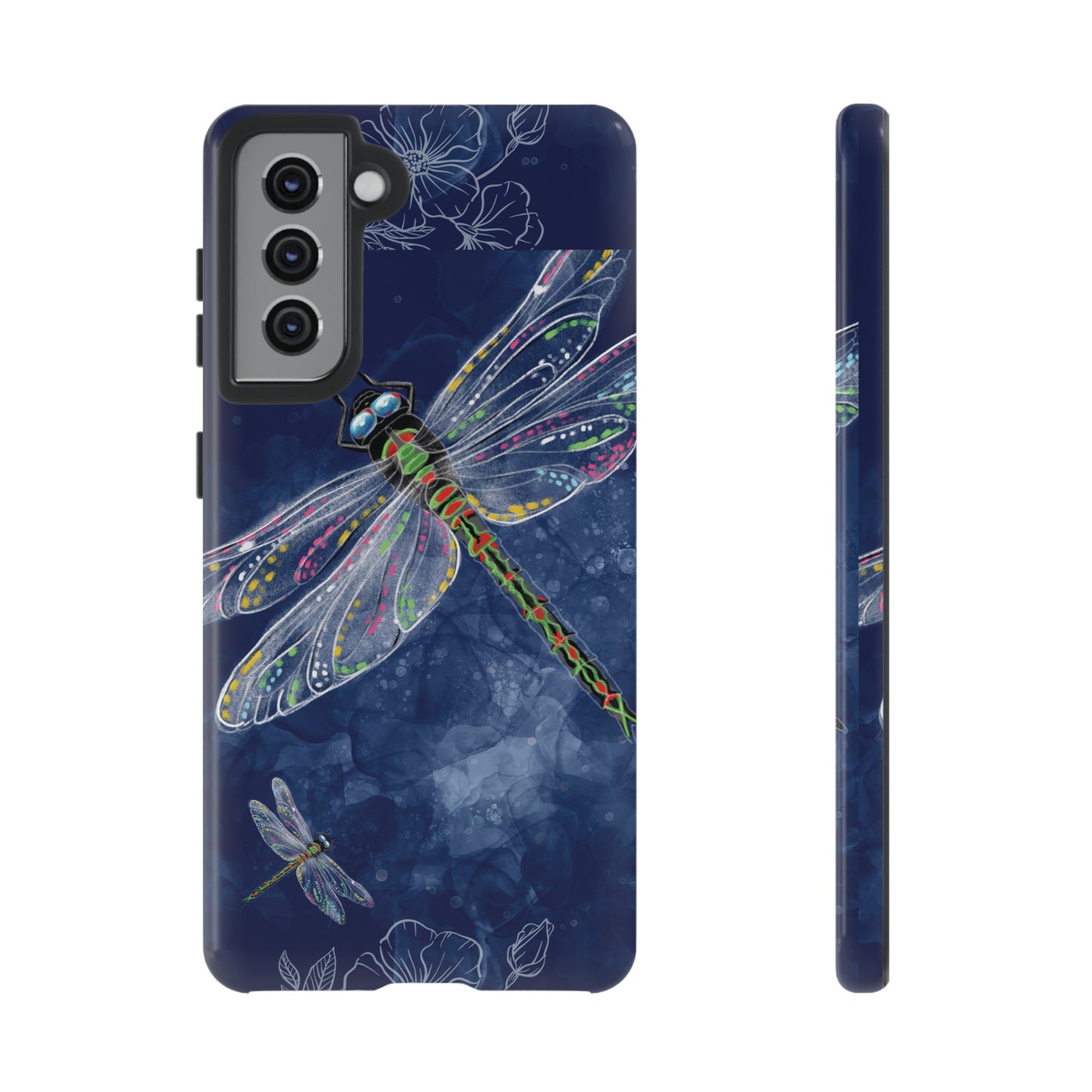 Dragonfly Wallpaper Phone Case | iPhone 15 Plus/ Pro, 14, 13, 12| Google Pixel 7, Pro, 5| Samsung Galaxy S23 All Major Phone Models