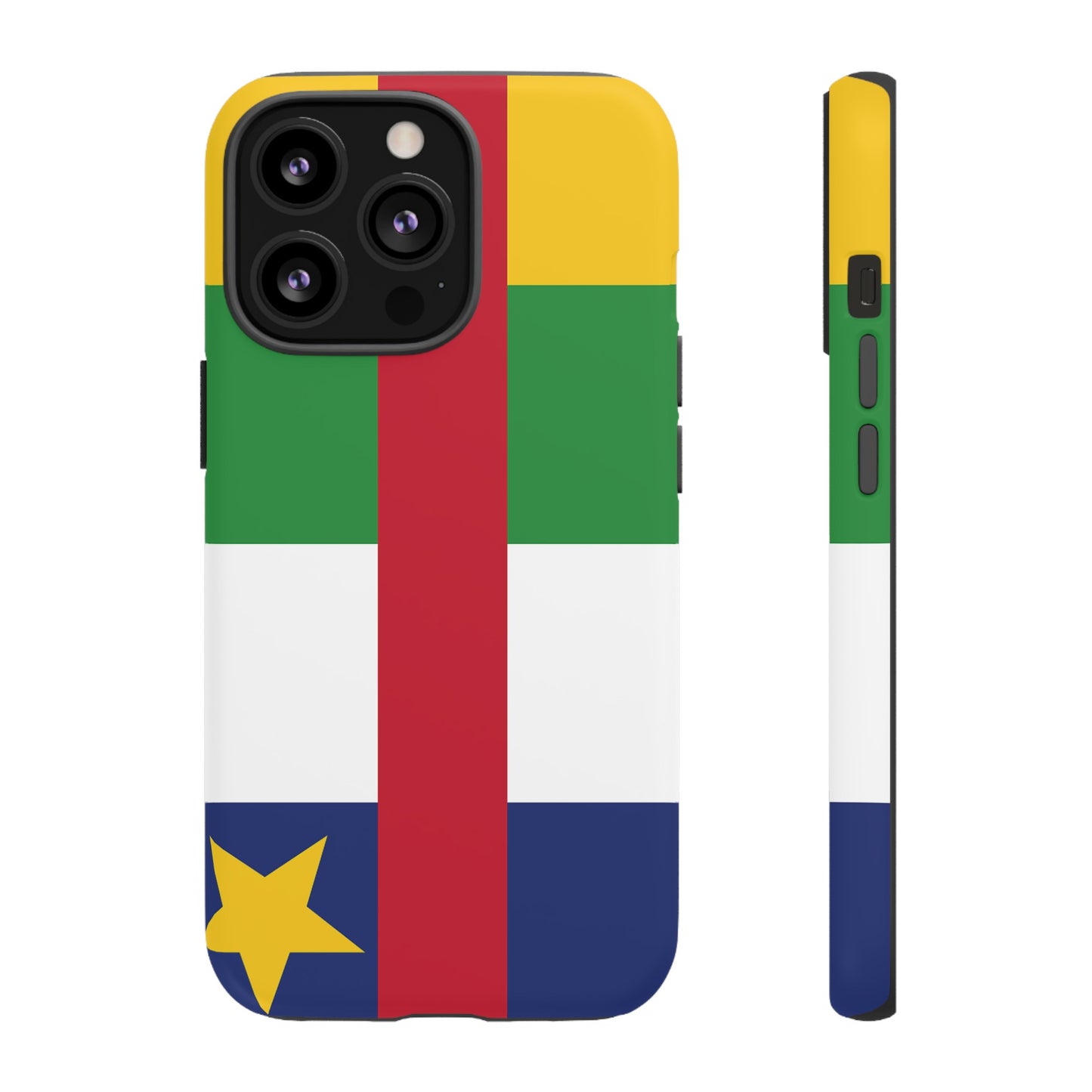 Central African Republic Flag Phone Case | iPhone 15 Plus/ Pro, 14, 13, 12| Google Pixel 7, Pro, 5| Samsung Galaxy S23 All Major Phone Models