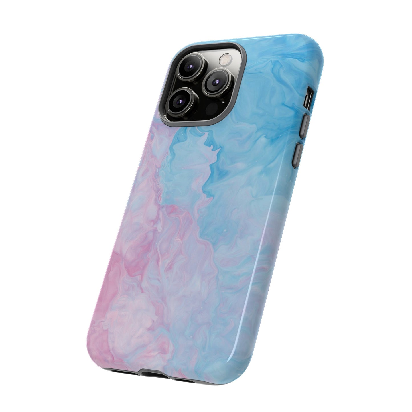 Splash of Blue & Pink Wallpaper Phone Case |iPhone 15 Plus/ Pro, 14, 13, 12|Google Pixel 7, Pro, 5|Samsung Galaxy S23 All Major Phone Models