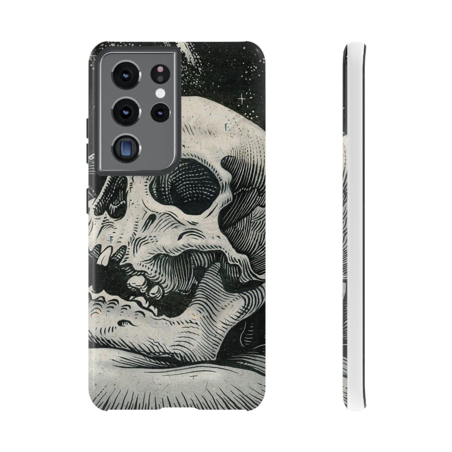 Skull Wallpaper Phone Case | iPhone 15 Plus/ Pro, 14, 13, 12| Google Pixel 7, Pro, 5| Samsung Galaxy S23 All Major Phone Models