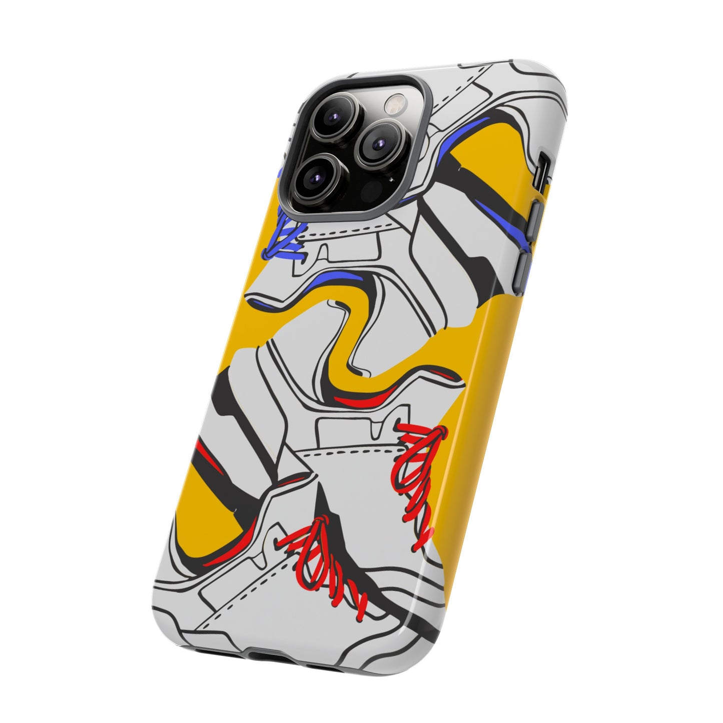 Sneakers Wallpaper Phone Case | iPhone 15 Plus/ Pro, 14, 13, 12| Google Pixel 7, Pro, 5| Samsung Galaxy S23 All Major Phone Models