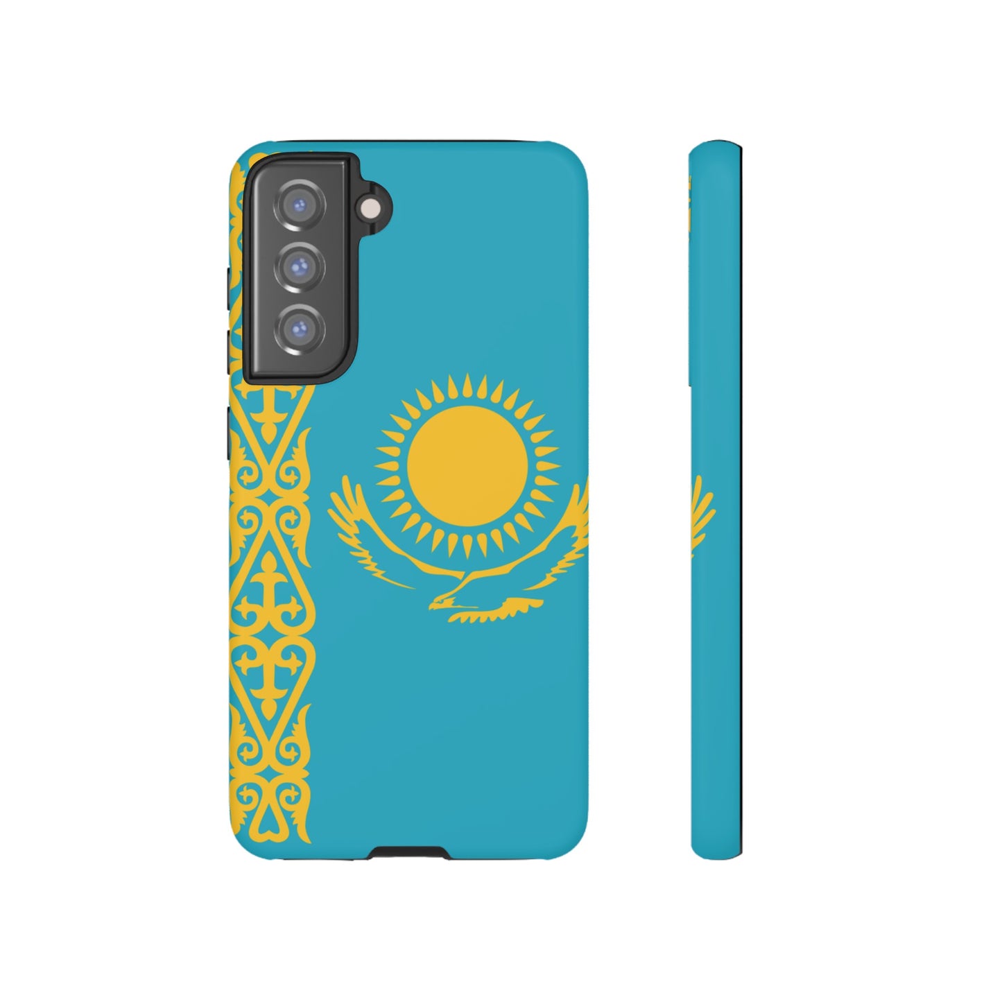 Kazakhstan Flag Phone Case | iPhone 15 Plus/ Pro, 14, 13, 12| Google Pixel 7, Pro, 5| Samsung Galaxy S23 All Major Phone Models