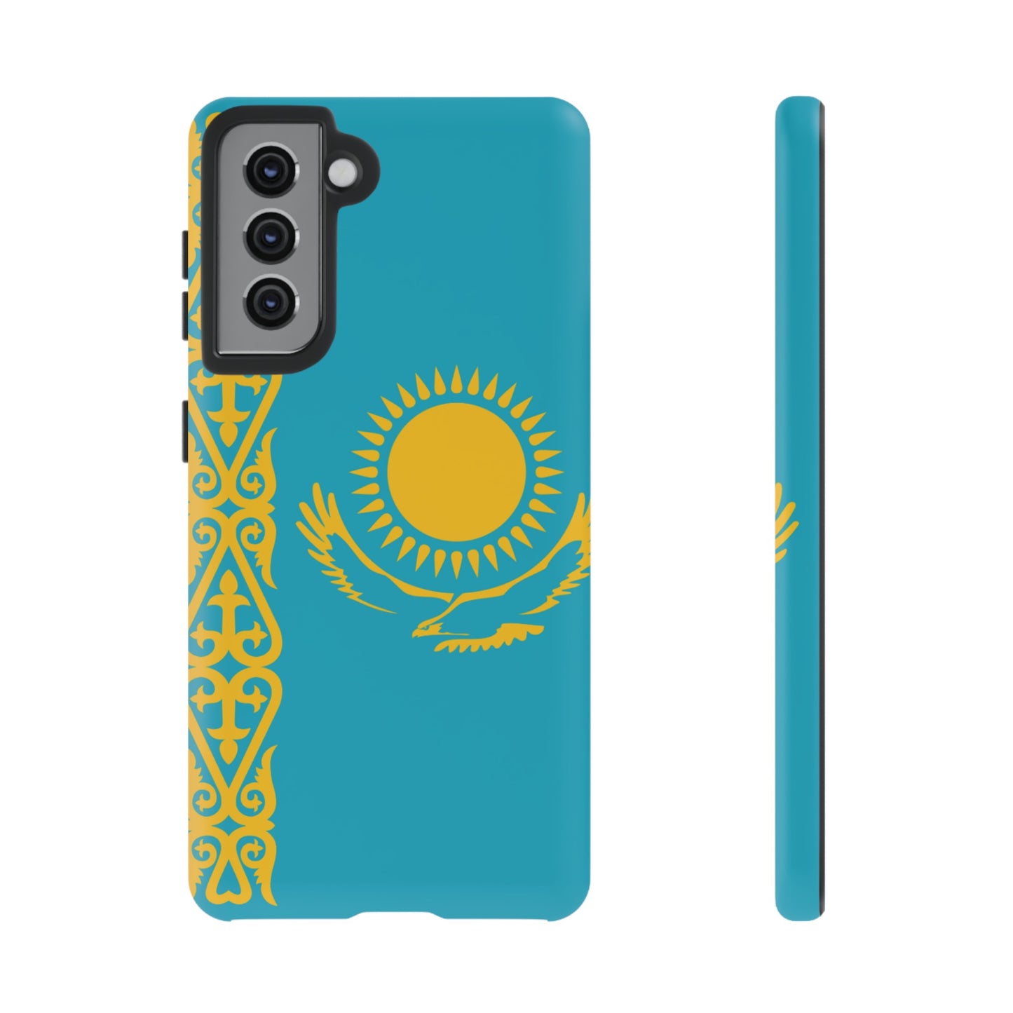 Kazakhstan Flag Phone Case | iPhone 15 Plus/ Pro, 14, 13, 12| Google Pixel 7, Pro, 5| Samsung Galaxy S23 All Major Phone Models