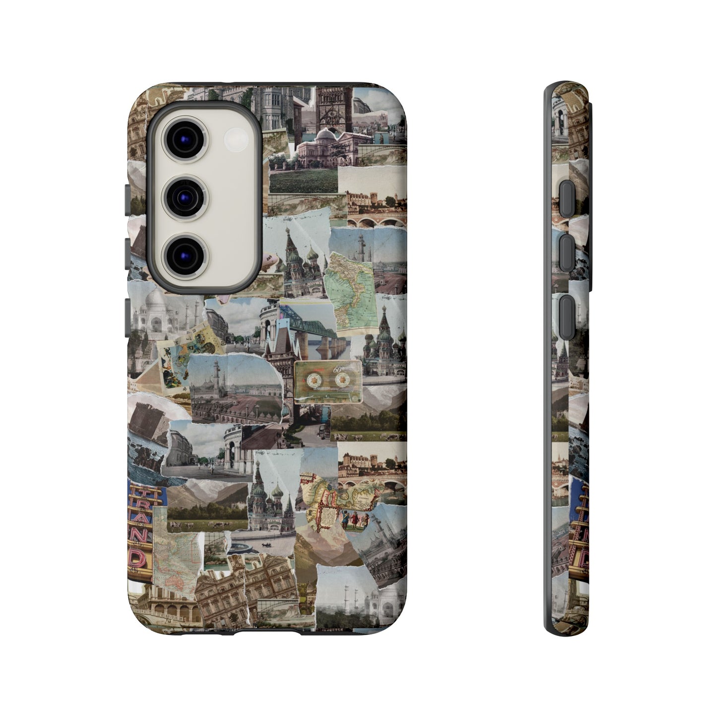 Travel Collage Wallpaper Phone Case | iPhone 15 Plus/ Pro, 14, 13, 12| Google Pixel 7, Pro, 5| Samsung Galaxy S23 All Major Phone Models