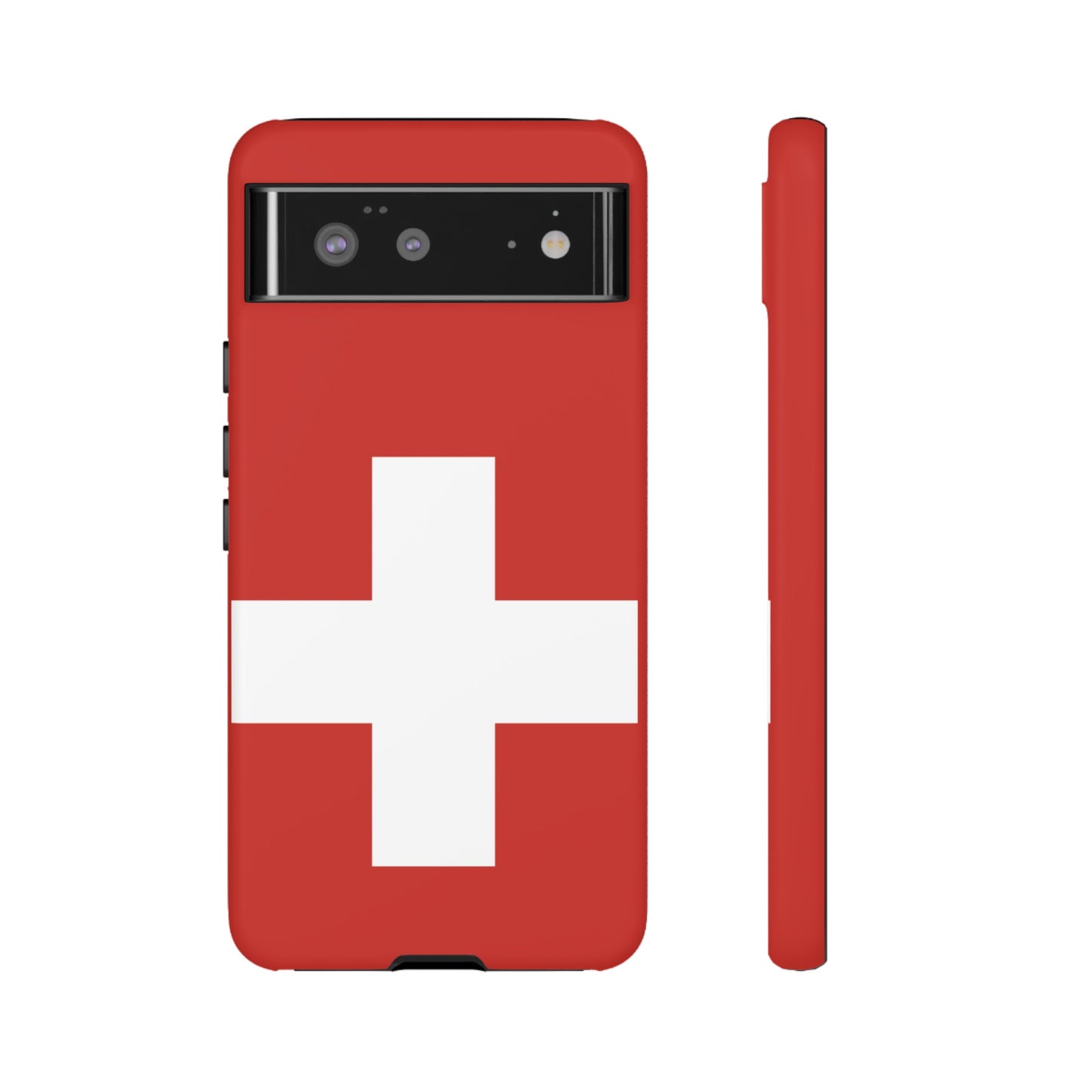 Switzerland Flag Phone Case | iPhone 15 Plus/ Pro, 14, 13, 12| Google Pixel 7, Pro, 5| Samsung Galaxy S23 All Major Phone Models