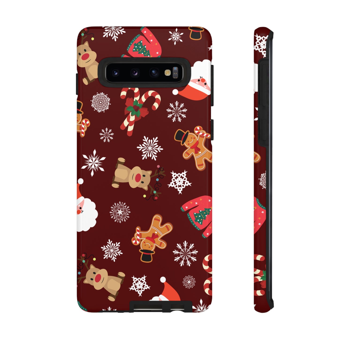 Festive Christmas Wallpaper Phone Case | iPhone 15 Plus/ Pro, 14, 13, 12| Google Pixel 7, Pro, 5| Samsung Galaxy S23 All Major Phone Models