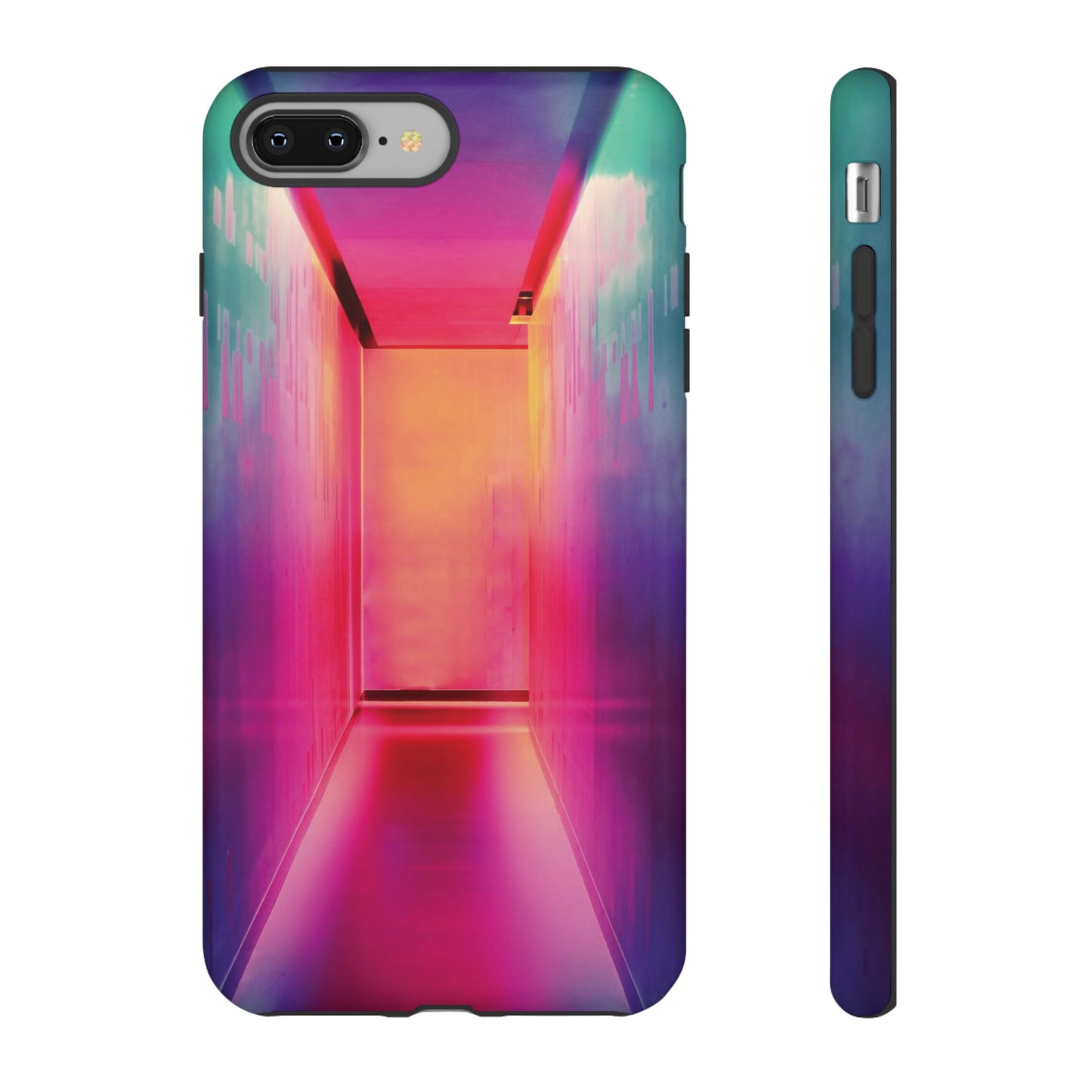 Rainbow Hallway Wallpaper Phone Case | iPhone 15 Plus/ Pro, 14, 13, 12| Google Pixel 7, Pro, 5| Samsung Galaxy S23 All Major Phone Models