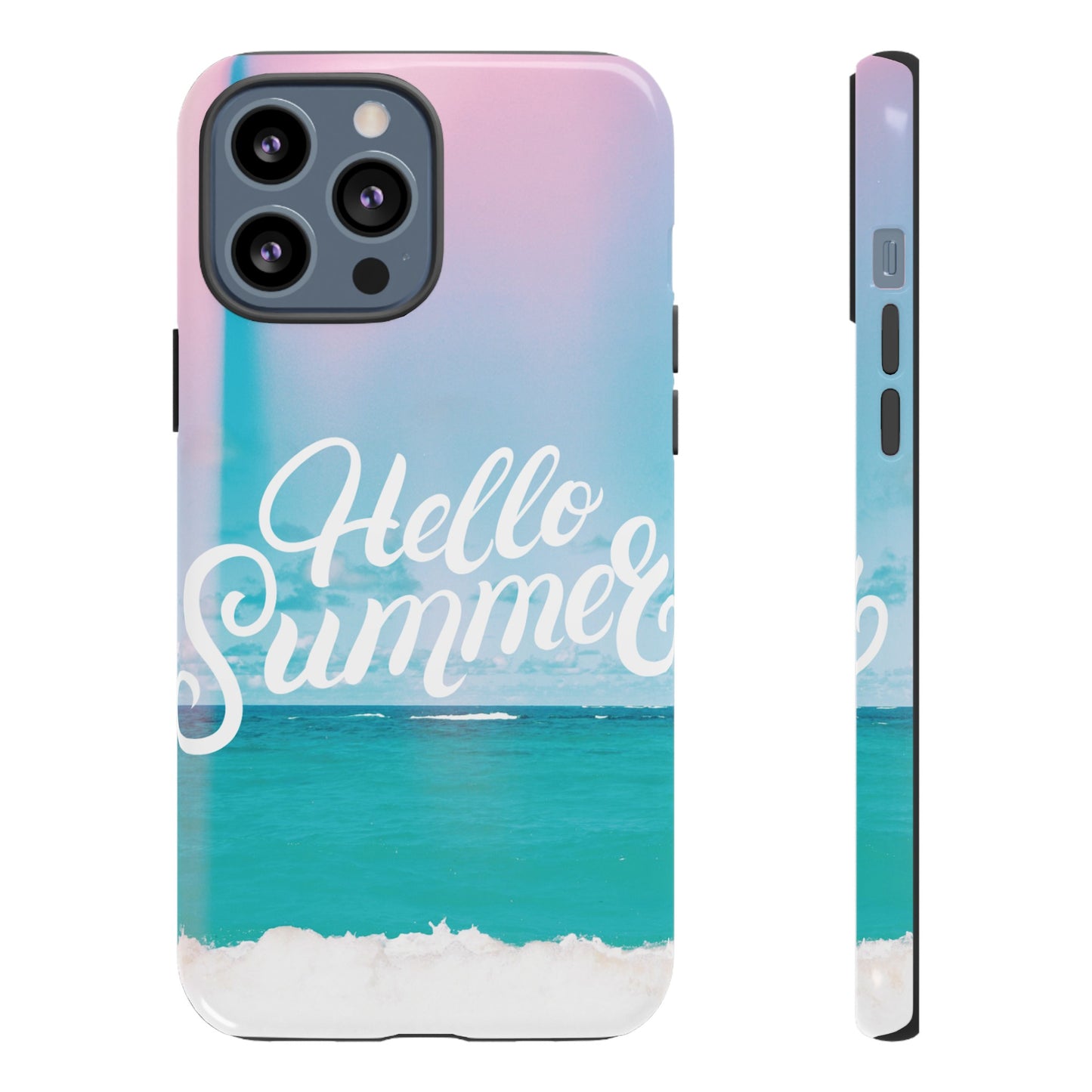 Hello Summer Wallpaper Phone Case | iPhone 15 Plus/ Pro, 14, 13, 12| Google Pixel 7, Pro, 5| Samsung Galaxy S23 All Major Phone Models