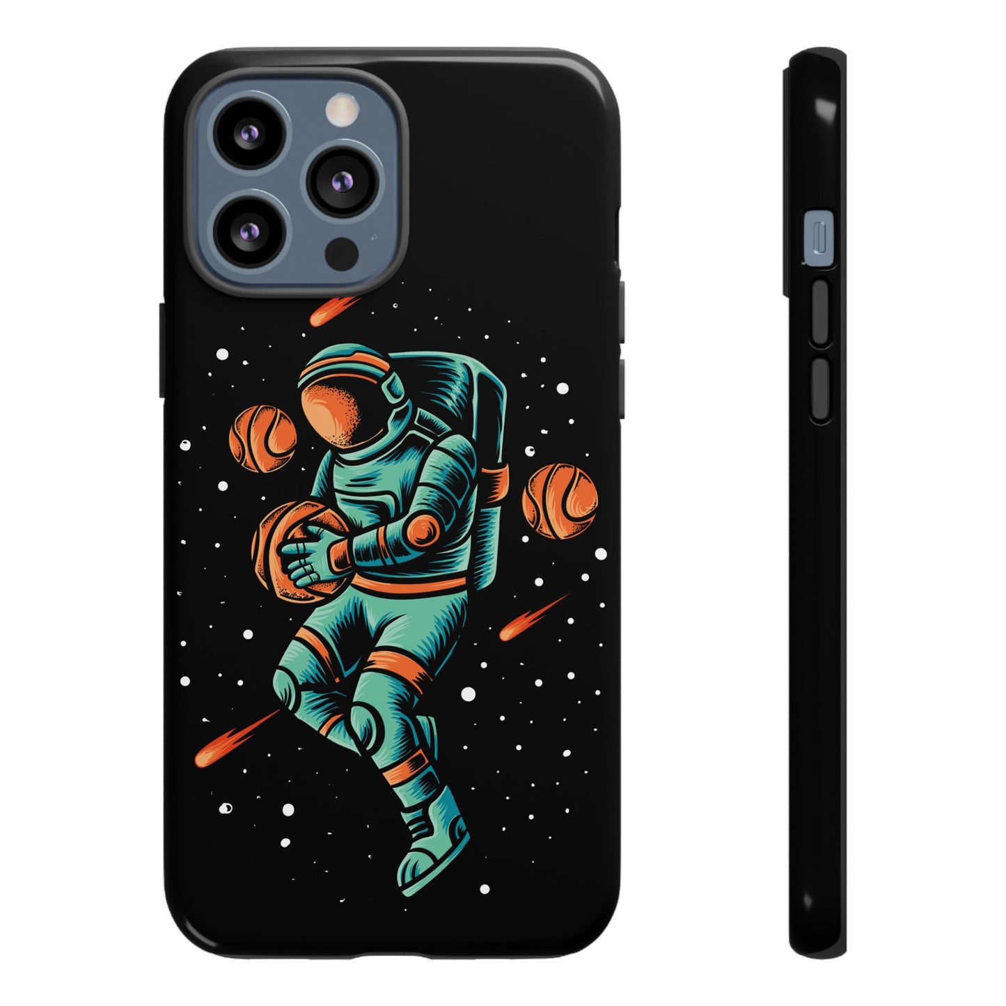 Space Basketball Phone Case | iPhone 15 Plus/ Pro, 14, 13, 12| Google Pixel 7, Pro, 5| Samsung Galaxy S23 All Major Phone Models