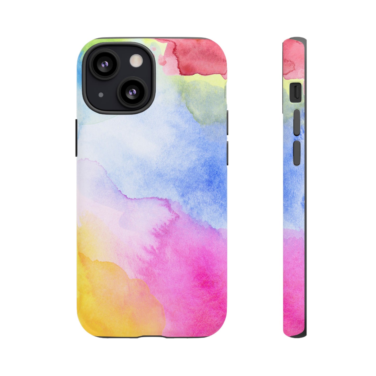 Watercolour Rainbow Phone Case | iPhone 15 Plus/ Pro, 14, 13, 12| Google Pixel 7, Pro, 5| Samsung Galaxy S23 All Major Phone Models