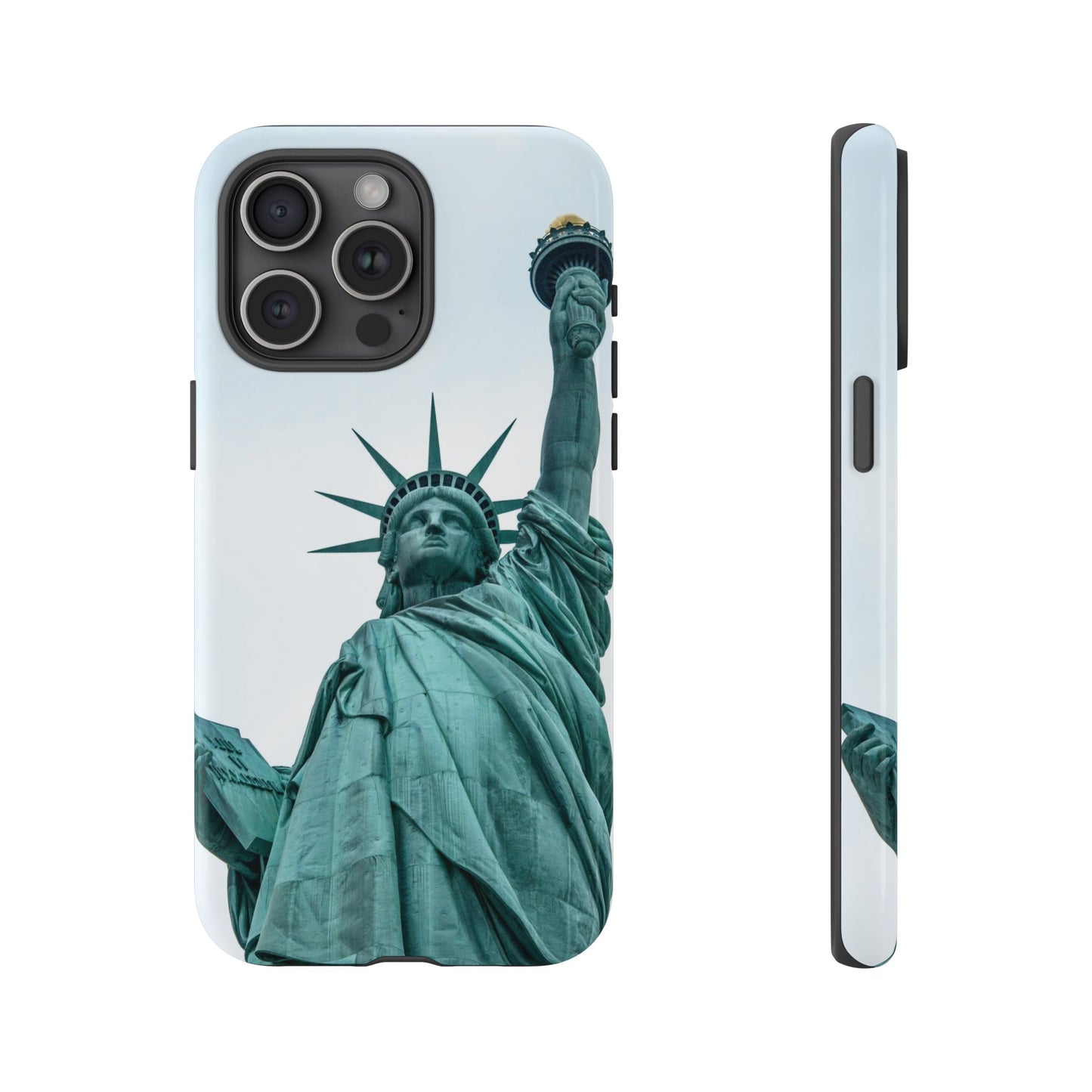 Statue of Liberty Wallpaper Phone Case | iPhone 15 Plus/ Pro, 14, 13, 12| Google Pixel 7, Pro, 5| Samsung Galaxy S23 All Major Phone Models