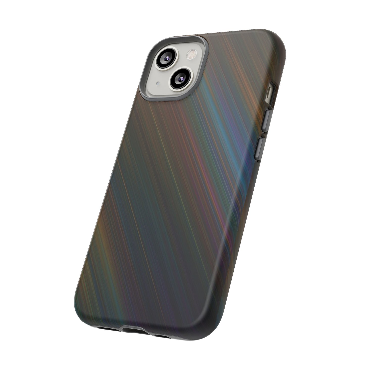 Slanted Rainbow Wallpaper Phone Case | iPhone 15 Plus/ Pro, 14, 13, 12| Google Pixel 7, Pro, 5| Samsung Galaxy S23 All Major Phone Models