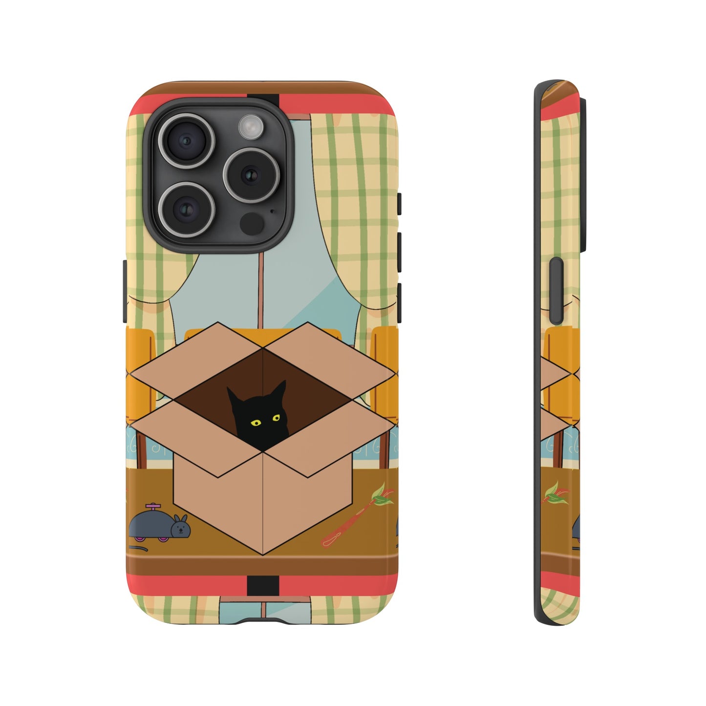 Cat In The Box Phone Case | iPhone 15 Plus/ Pro, 14, 13, 12| Google Pixel 7, Pro, 5| Samsung Galaxy S23 All Major Phone Models