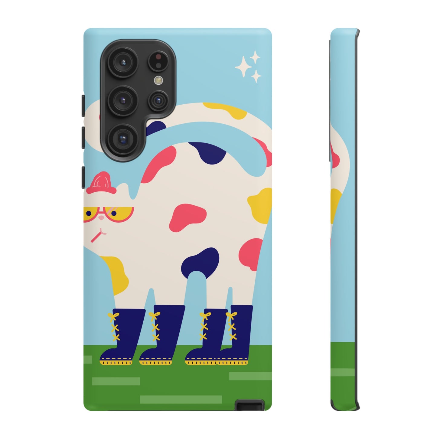 Rainboot Cat Phone Case | iPhone 15 Plus/ Pro, 14, 13, 12| Google Pixel 7, Pro, 5| Samsung Galaxy S23 All Major Phone Models