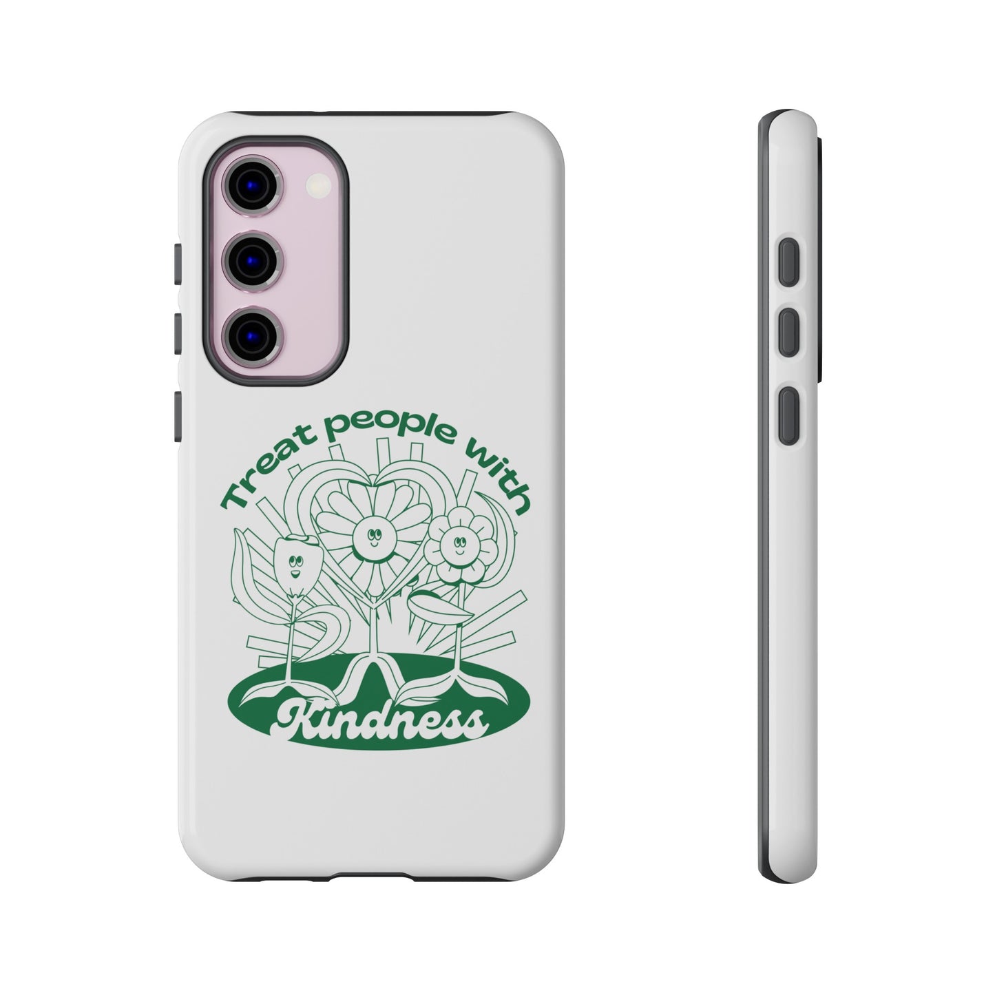 Treat People With Kindness Phone Case | iPhone 15 Plus/ Pro, 14, 13, 12| Google Pixel 7, Pro, 5| Samsung Galaxy S23 All Major Phone Models